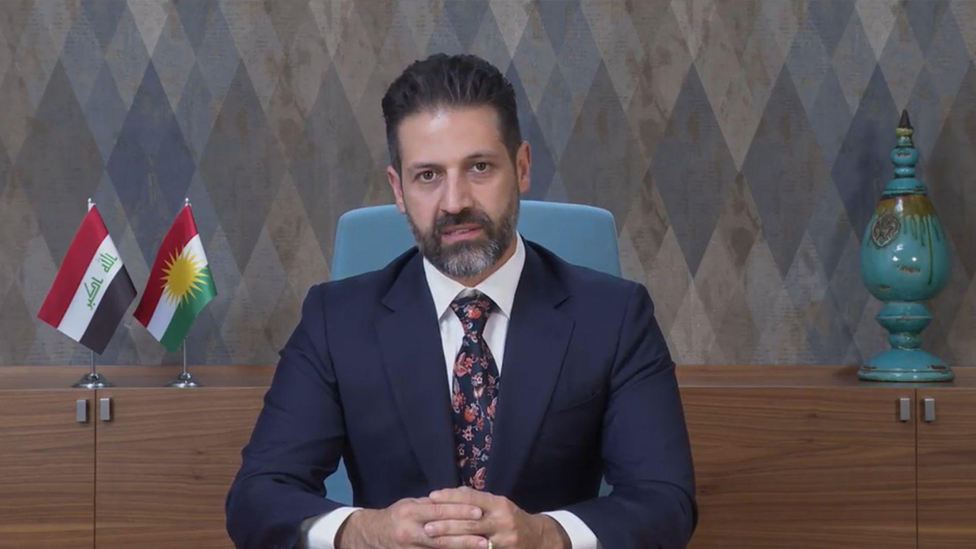 قوباد تاڵەبانی بەبۆنەی جەژنی لەدایكبوونی حەزرەتی مەسیح پەیامێكی پیرۆزبایی بڵاوکردەوە 