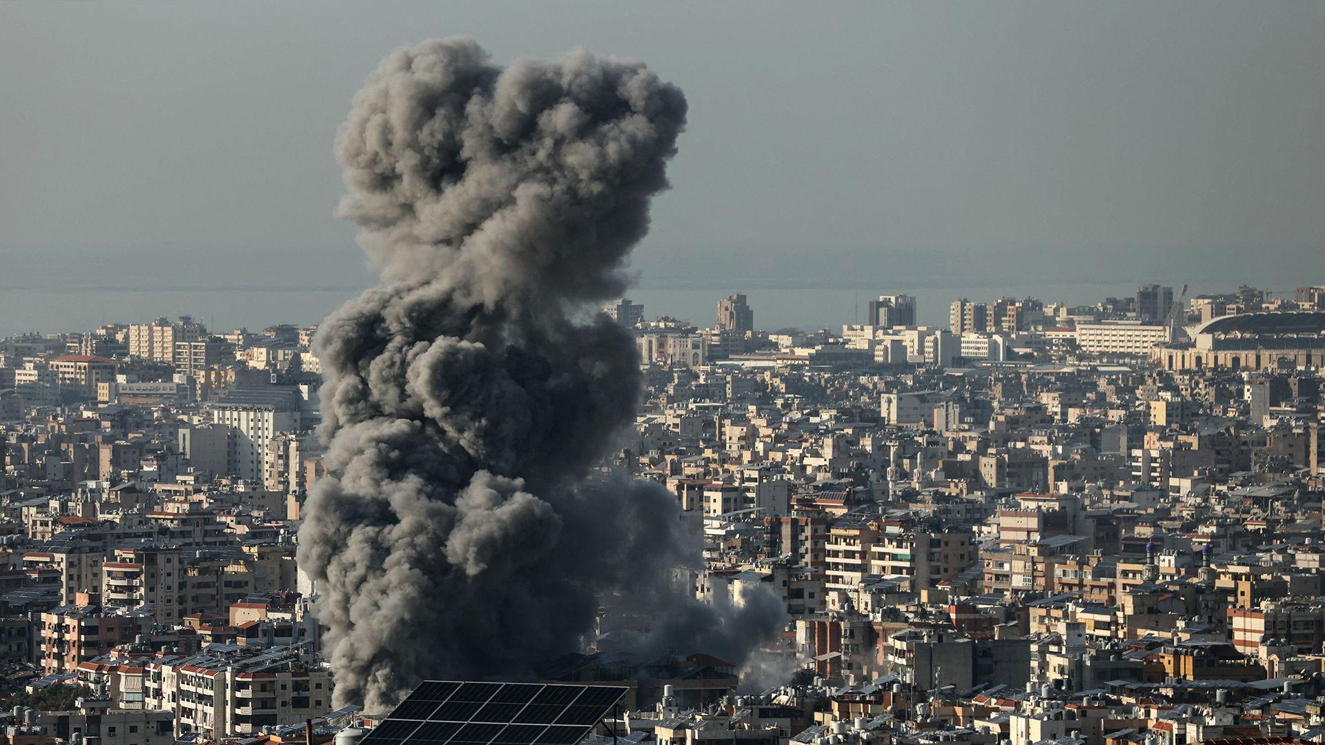 ئیسرائیل باڵەخانەیەكی نیشتەجێبوونی لە بەیروت بۆردومانكرد