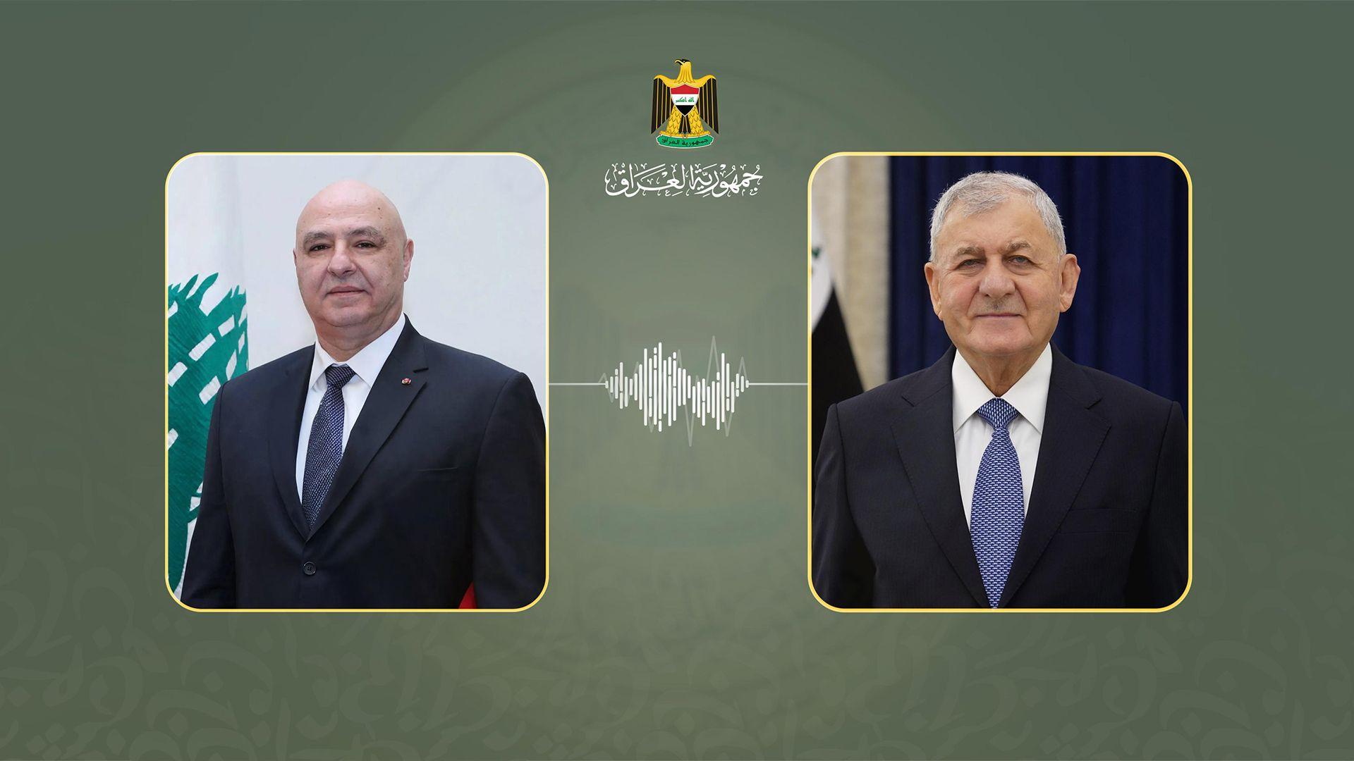 سەرۆک کۆمار پیرۆزبایی لە جۆزێف عەون دەکات بە بۆنەی هەڵبژاردنی بە سەرۆکی کۆماری لوبنان