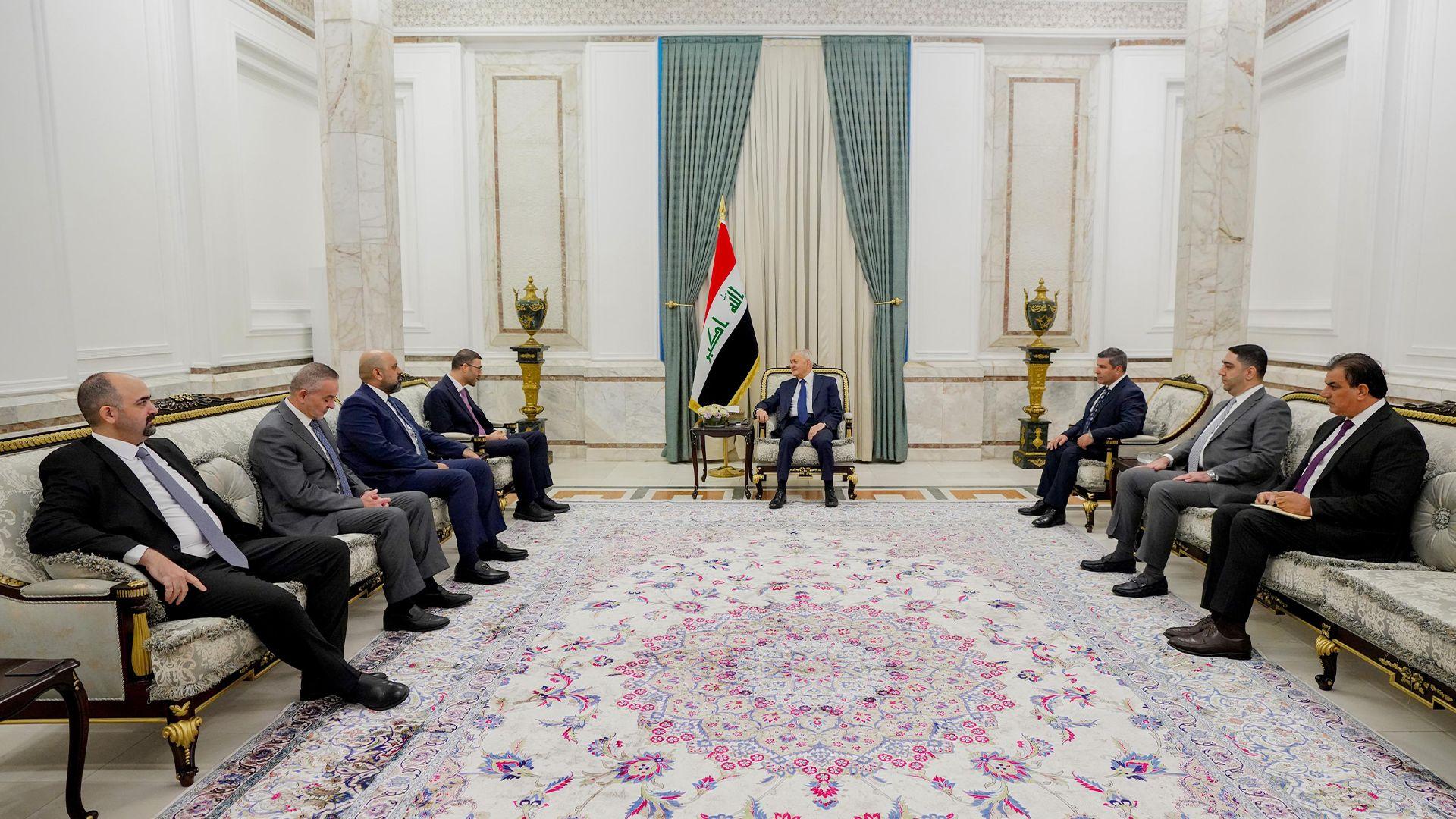 سەرۆك کۆمار پێشوازی لە سەرۆکی کۆمسیۆنی راگەیاندن و پەیوەندییەکان دەکات