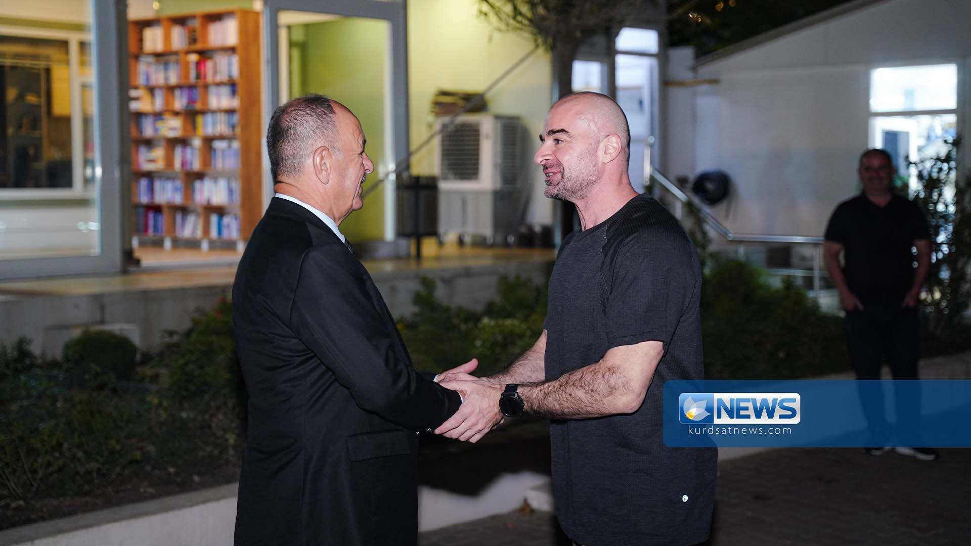 بافڵ جەلال تاڵەبانی لە سلێمانی سەردانی حاکم قادر حەمەجانی کرد