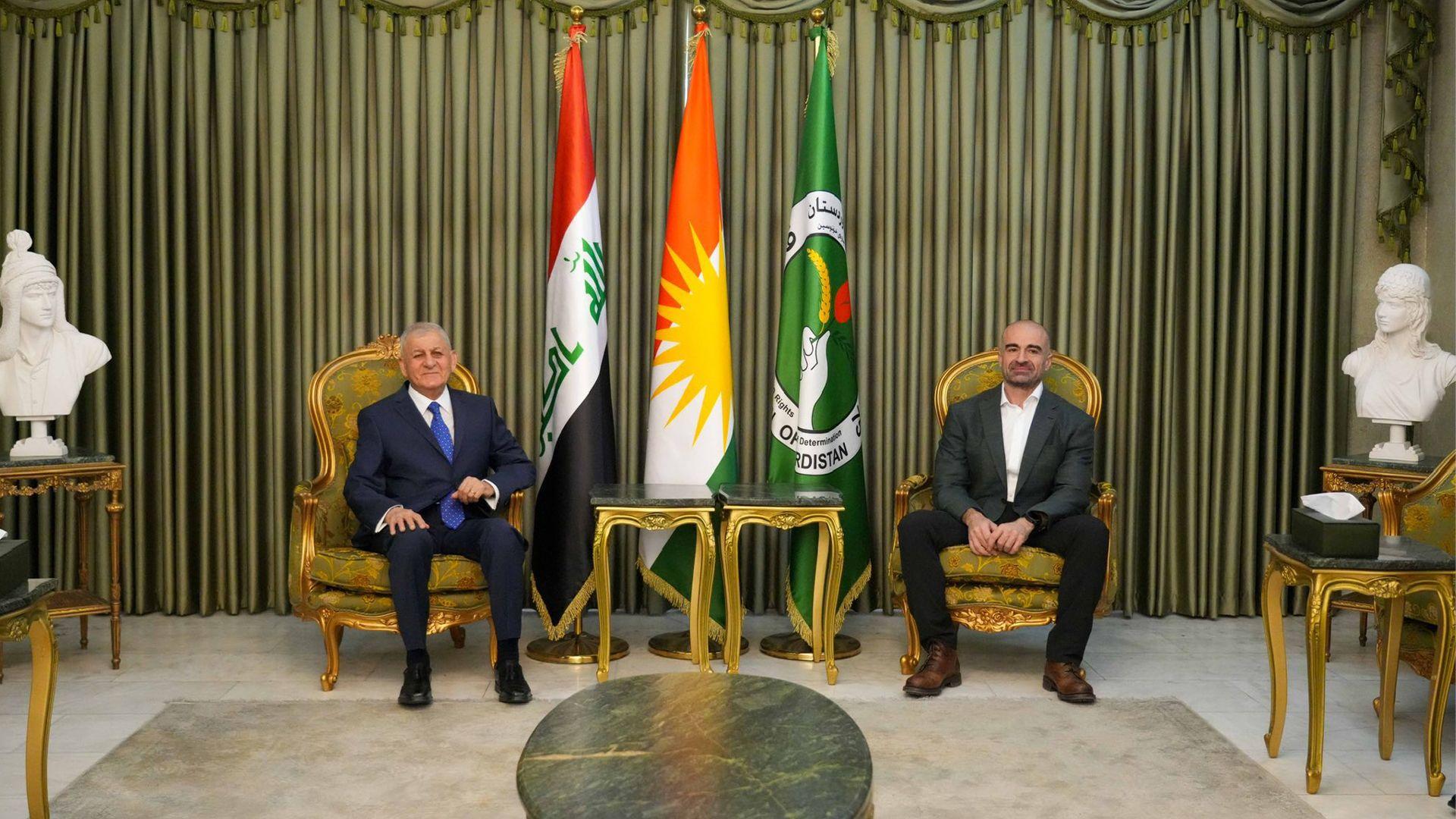 سەرۆکی یەکێتی ستایشی هەوڵەکانی سەرۆک کۆمار دەکات