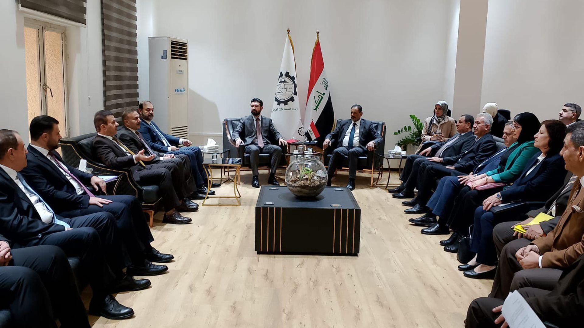 ئەنجومەنێکی باڵا لەنێوان یەکێتی ژوورەکانی بازرگانی و پیشەسازی هەرێم و یەکێتی پیشەسازییەکانی عیراق پێکدەهێنرێت