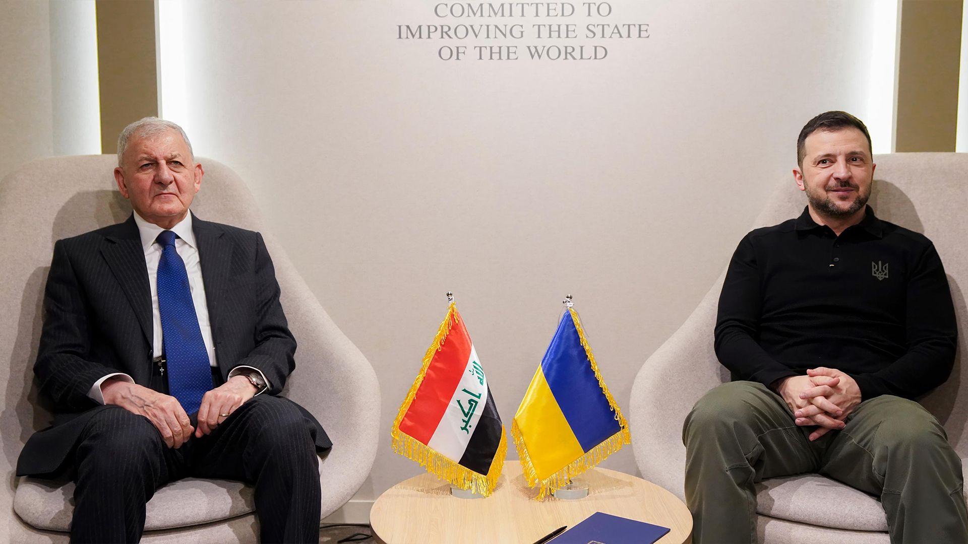 سەرۆک کۆمار لەگەڵ سەرۆکی ئۆکراین کۆدەبێتەوە 