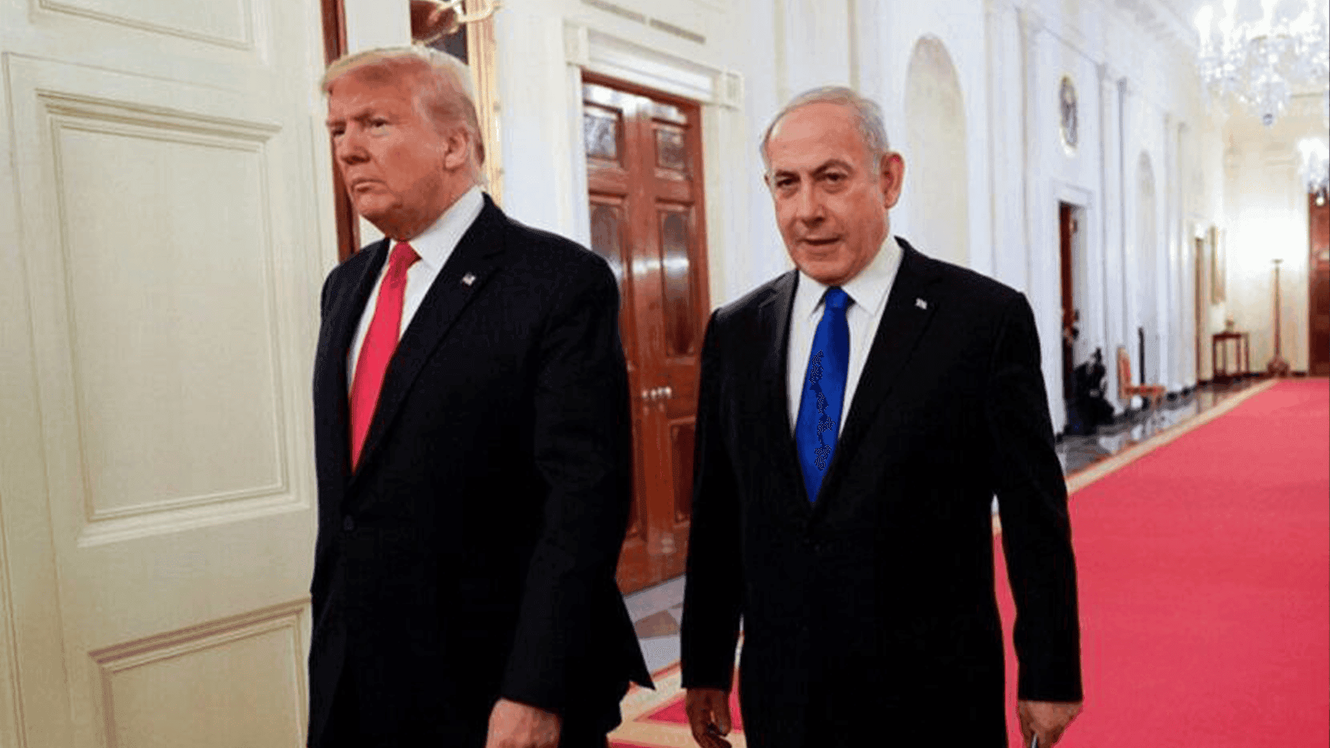 پێش کۆبونەوەی ئەنجومەنی ئاسایشی نیشتیمانی ترەمپ و ناتانیاهۆ بەتەلەفۆن قسەیانکرد