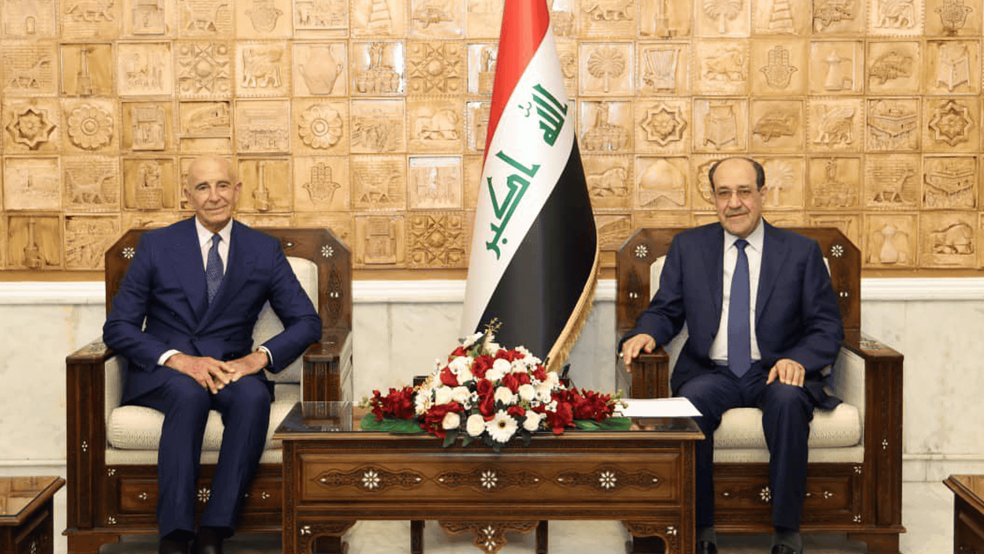 تۆم باراک و نوری مالکی لە بەغداد کۆبوونەوە