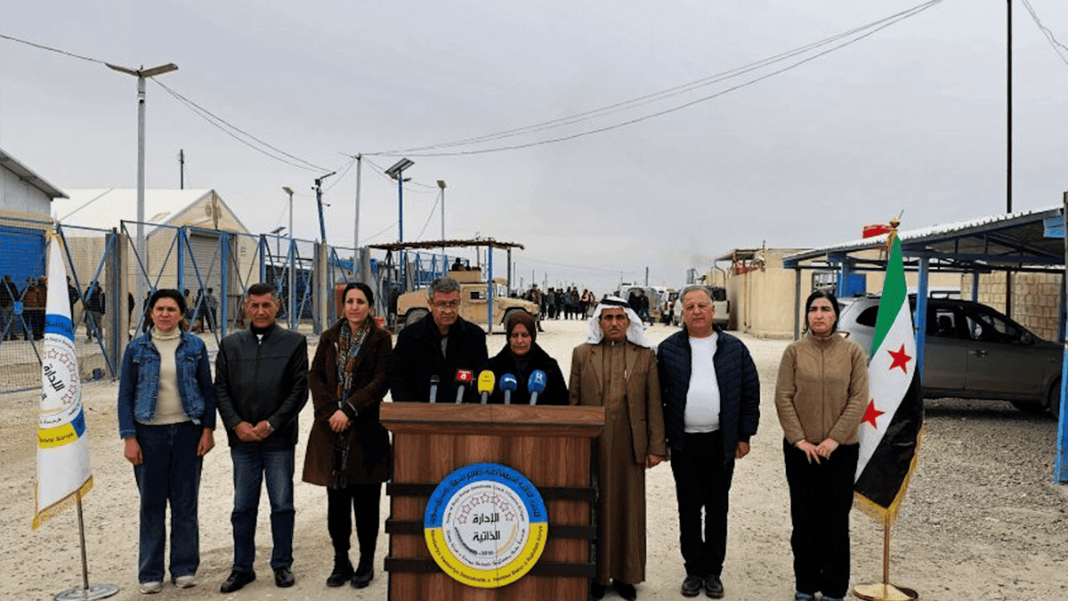 یەکەم سەردانی حکومەتی نوێی سوریا بۆ کەمپی هۆل دوای کەوتنی رژێمی ئەسەد