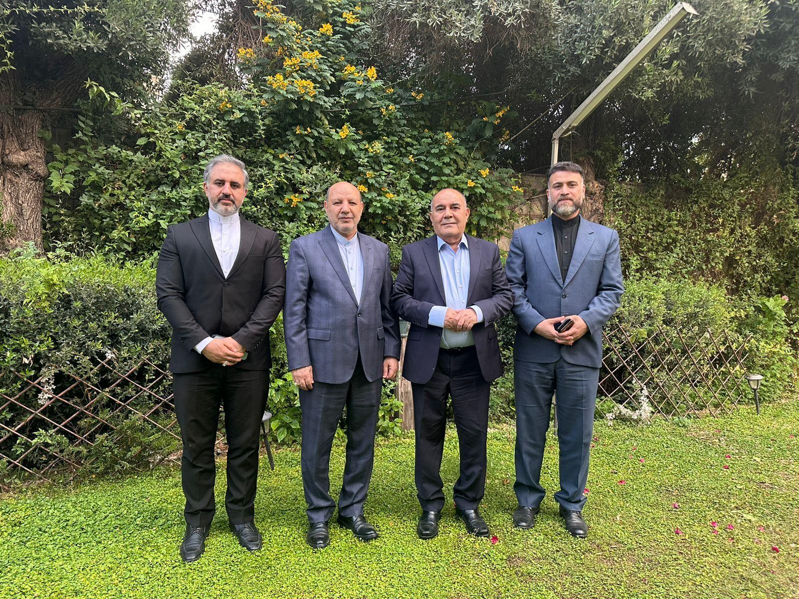 سەعدی ئەحمەد پیرە پێشوازیکرد لە كونسڵی گشتی کۆماری ئیسلامی  ئیران لە هەرێمی كوردستان 