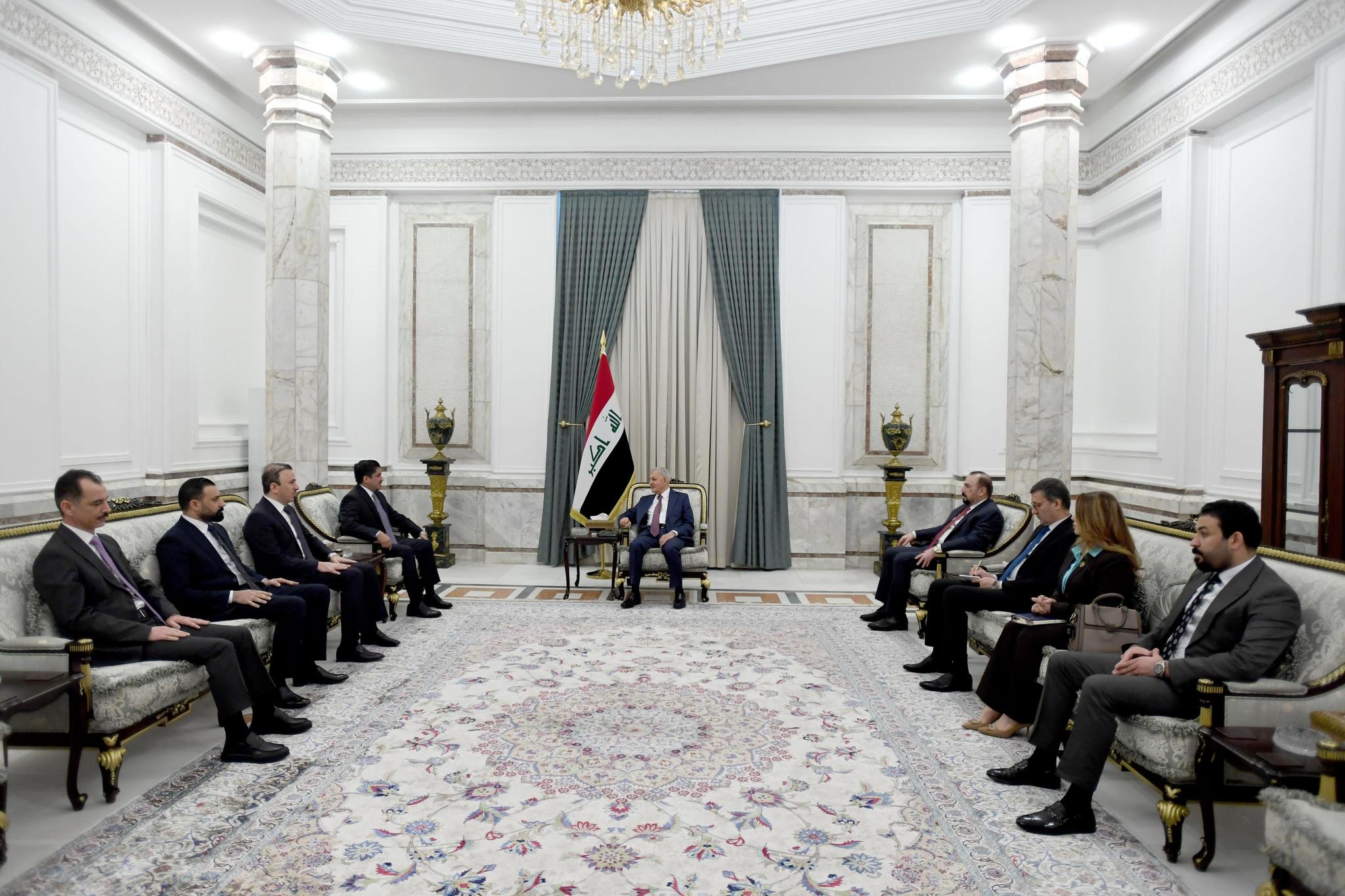 سەرۆك كۆماری عیراق جەخت لە گرنگیی پاراستنی سەقامگیریی سیاسی وڵات دەكاتەوە