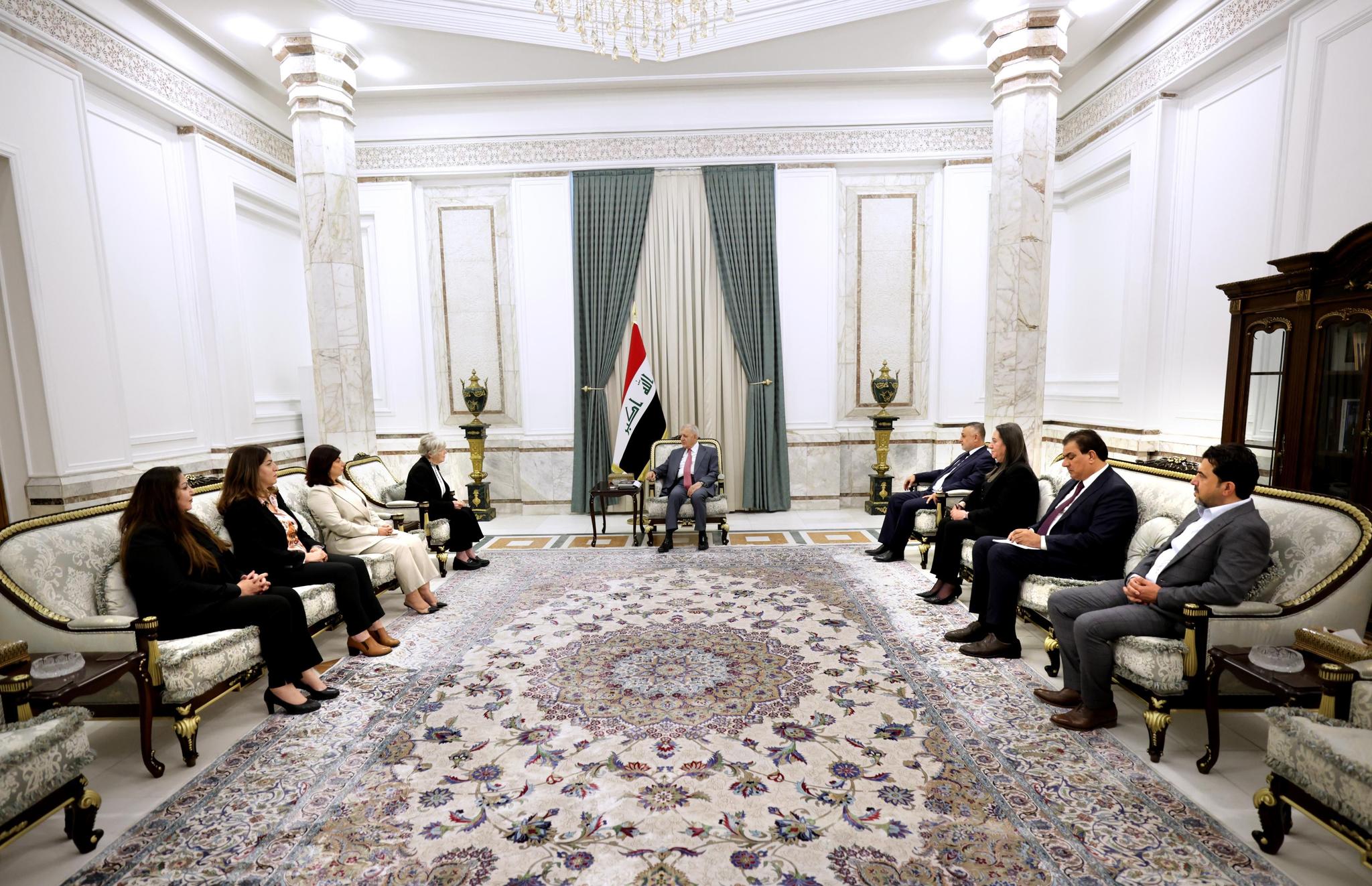 رئيس الجمهورية يستقبل وفد ذوي المفقودين من الكورد الفيليين