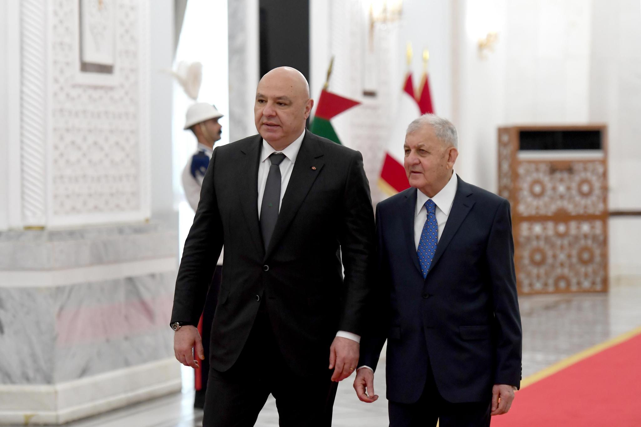 رئيس الجمهورية يستقبل الرئيس اللبناني.. ويؤكد موقف العراق الداعم لأمن واستقرار لبنان ووحدة أراضيه