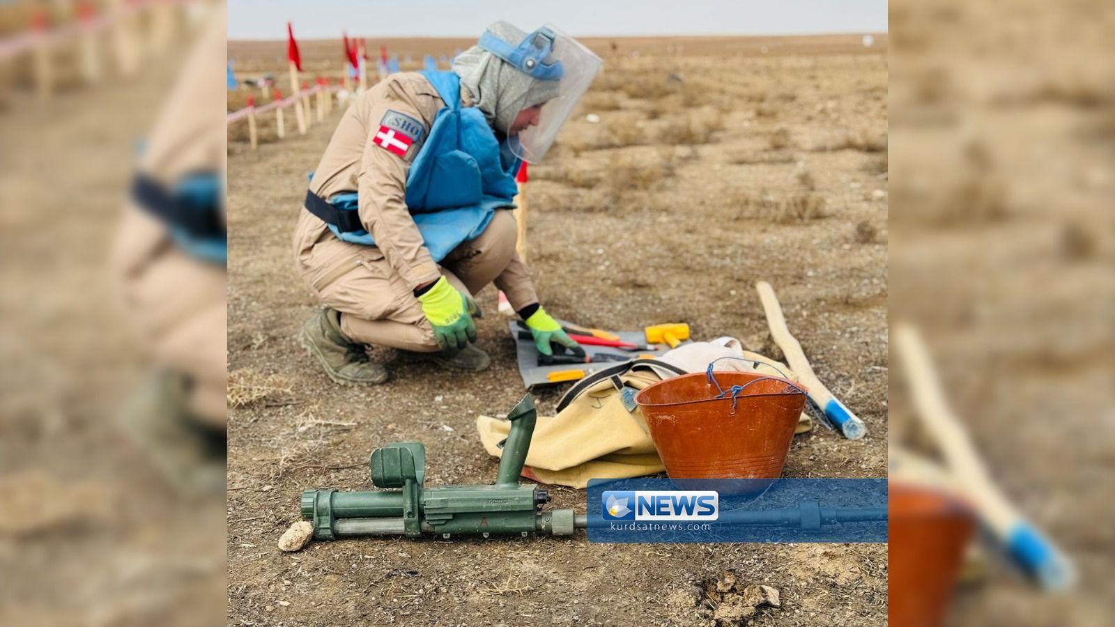 دانیمارك 3.4 ملیۆن دۆلار بۆ هەڵگرتنەوەی مین لە عیراق تەرخاندەكات