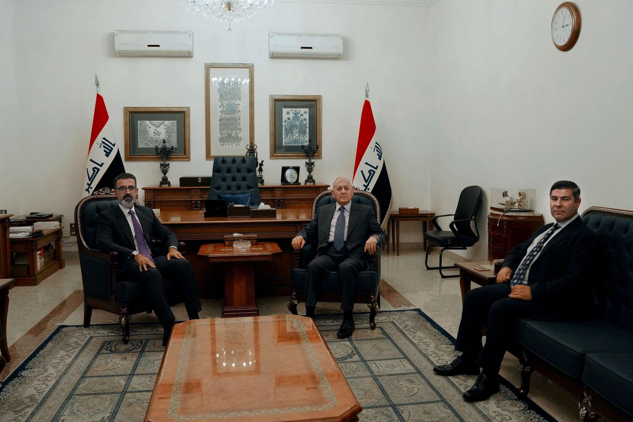 رئيس الجمهورية يستقبل محافظ كركوك