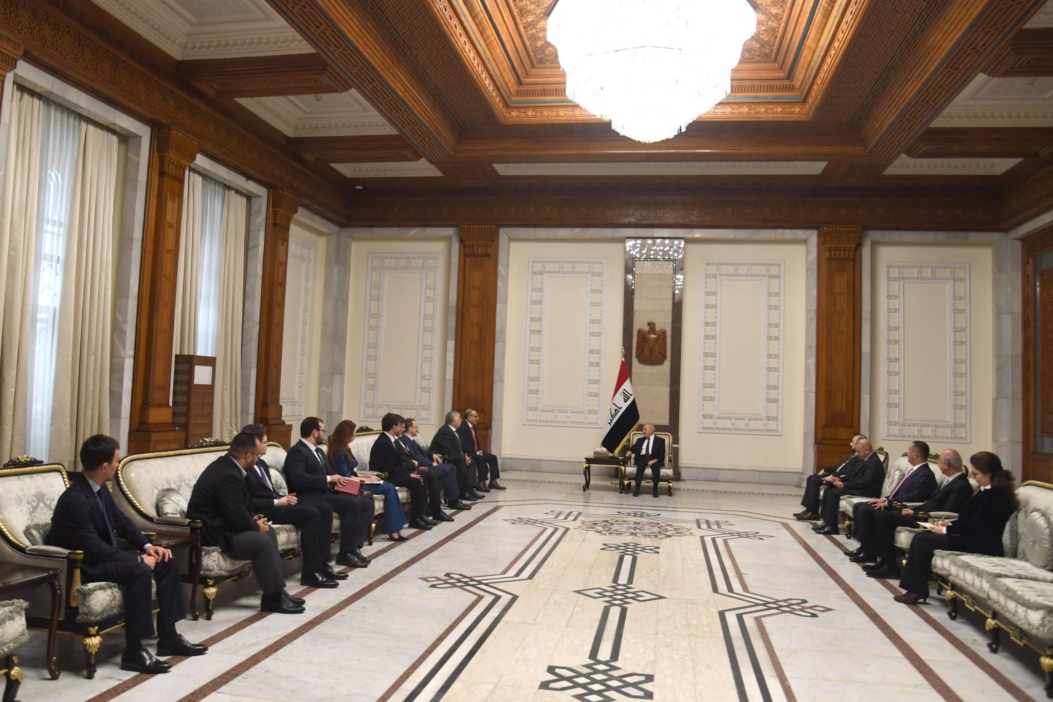 رئيس الجمهورية يؤكد حرص العراق ودوره في تعزيز الاستقرار الإقليمي