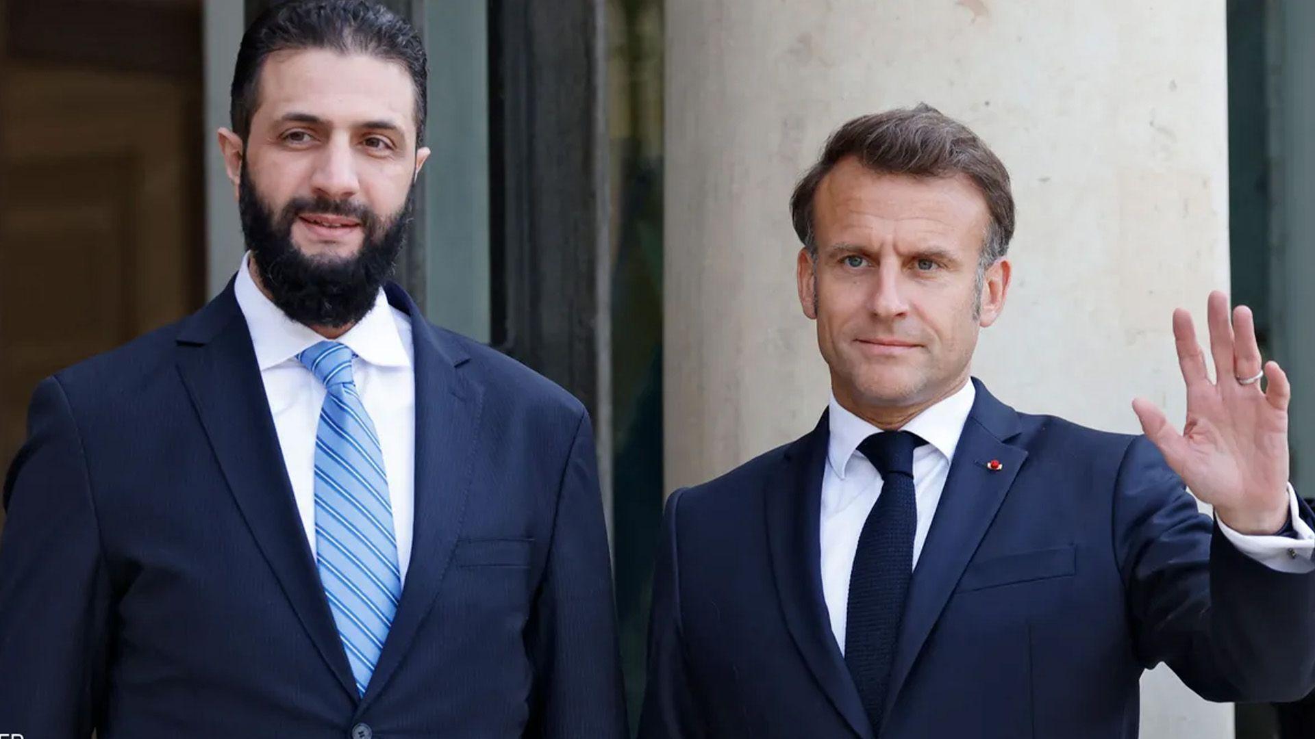 شەرع بۆ ماکرۆن: هەر هەوڵێکی دەرەکی، بۆ قۆستنەوەی دۆخی سوریا،  رەتدەکرێتەوە