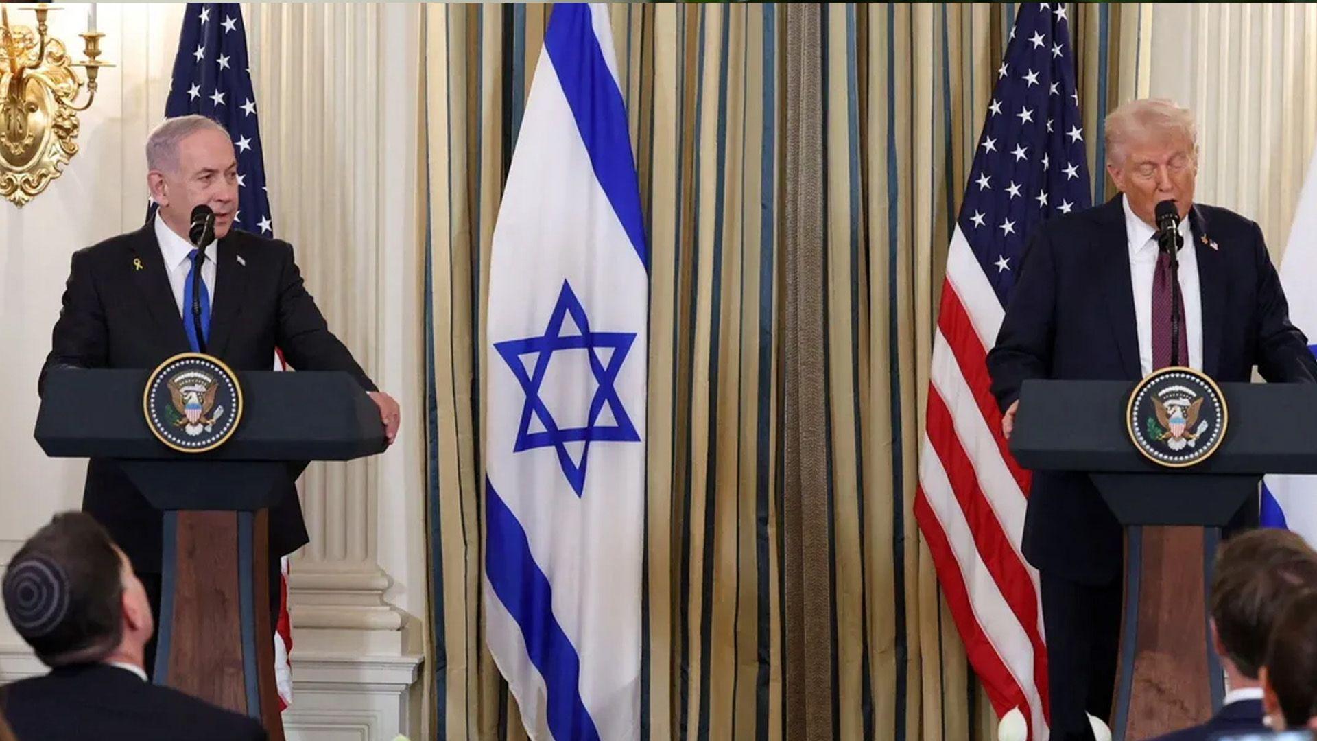 ترەمپ: ئەمڕۆ رۆژێکی مێژووییە بۆ ئاشتی"؛ ناتانیاهۆ: "پشتیوانی پلانی کۆتاییهێنان بە جەنگی غەززە دەکەم