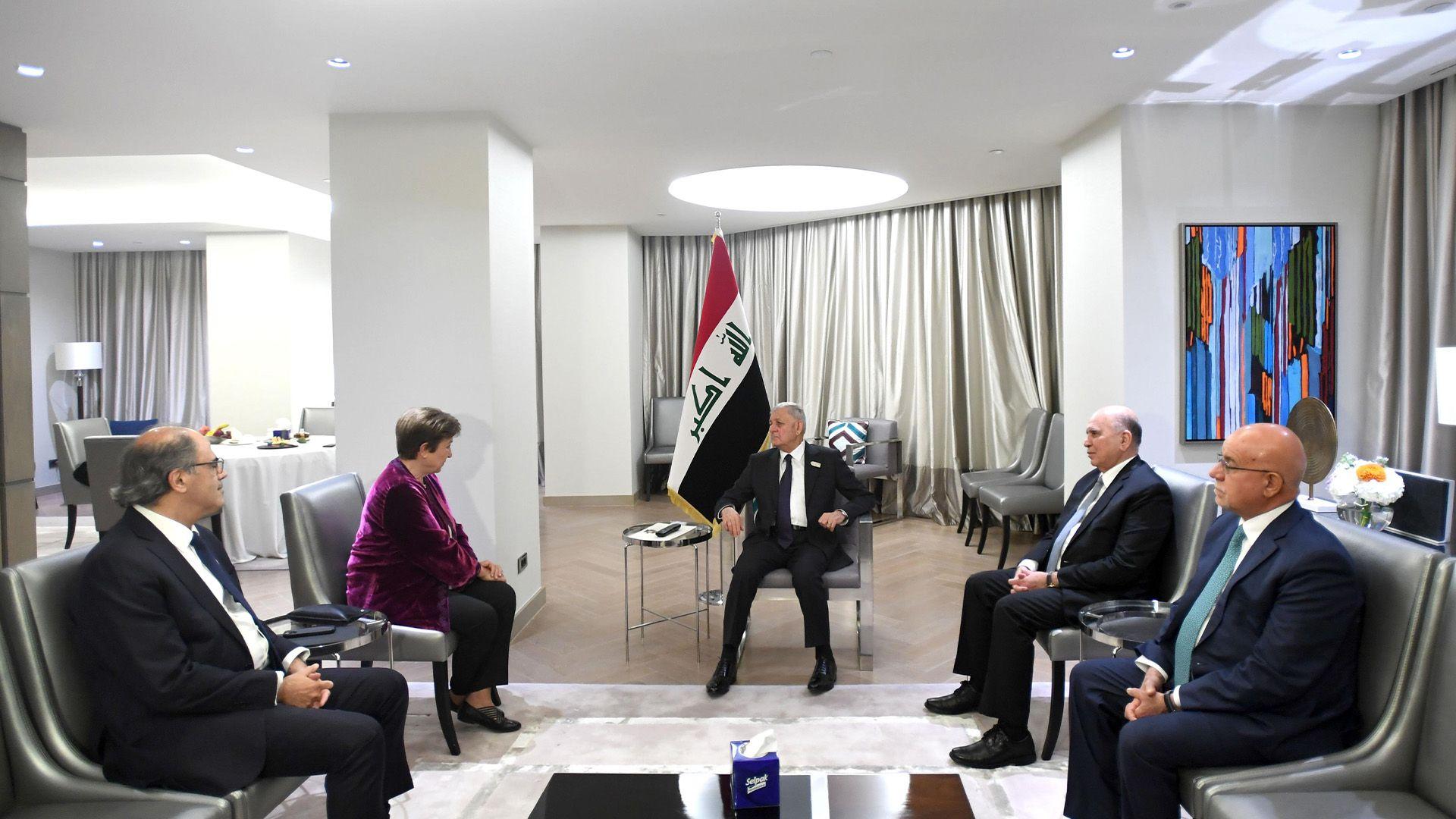 سەرۆك کۆمار چاوی بە سەرۆکی بانکی ئەوروپی بۆ ئاوەدانکردنەوە و پەرەپێدان دەکەوێت