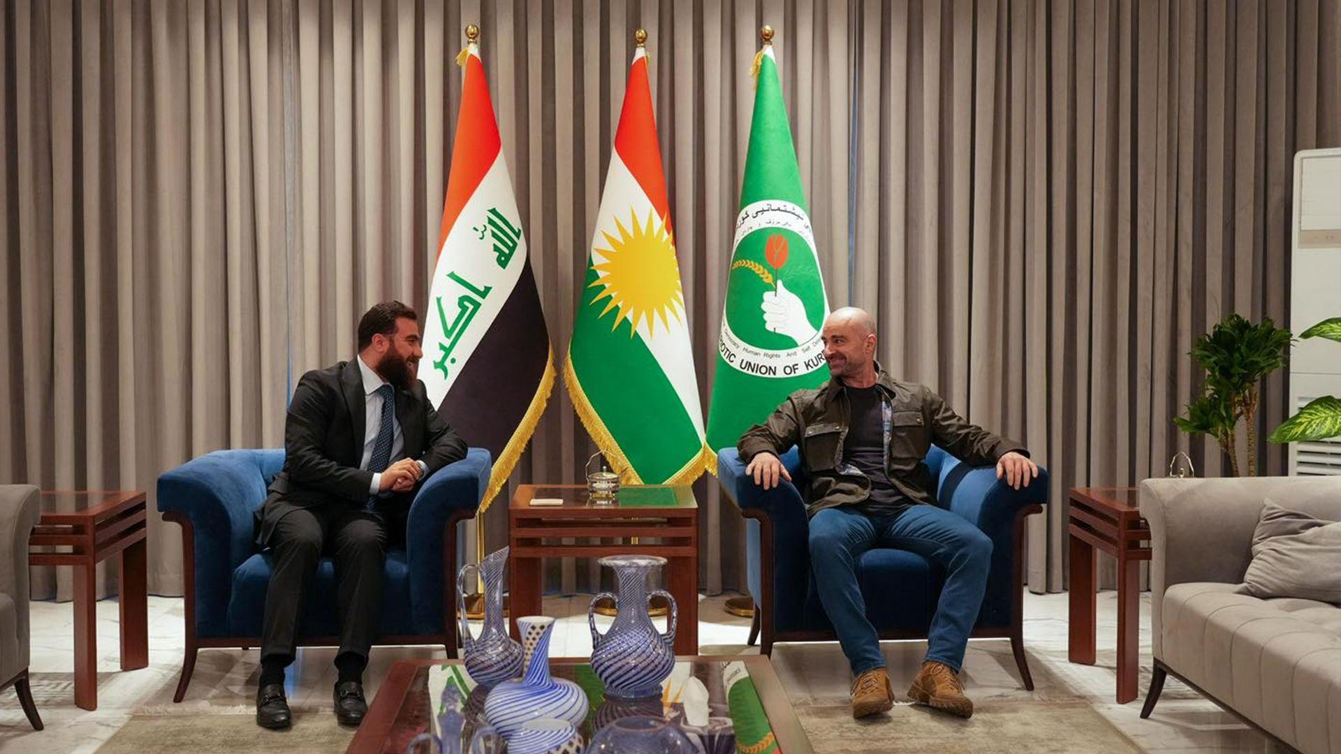 بافڵ جەلال تاڵەبانی و رەیان کلدانی کۆبوونەوە