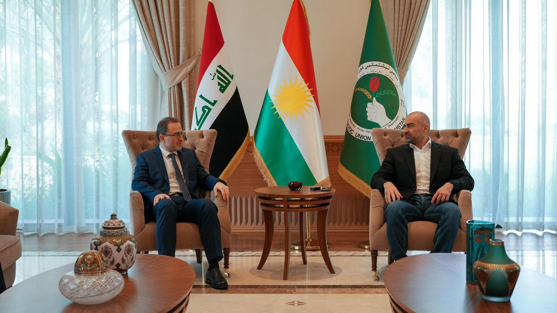 بافڵ جەلال تاڵەبانی پێشوازیی لە باڵیۆزی روسیا لە عیراق کرد