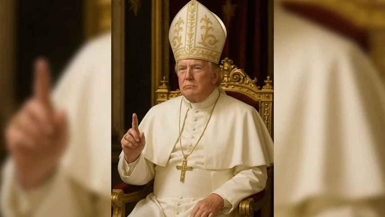 ترامب يعلق على صورته بزي البابا