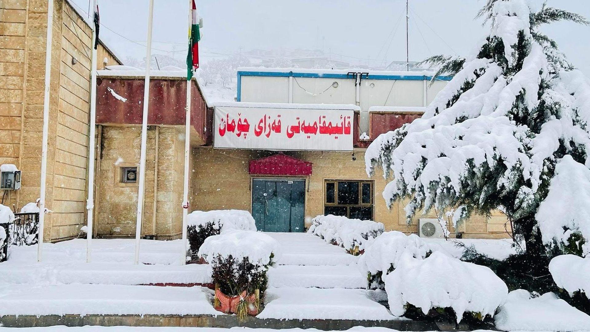 بەهۆی دابەزینی پلەکانی گەرما سبەینێ لە قەزای چۆمان کرایە پشووی رەسمی