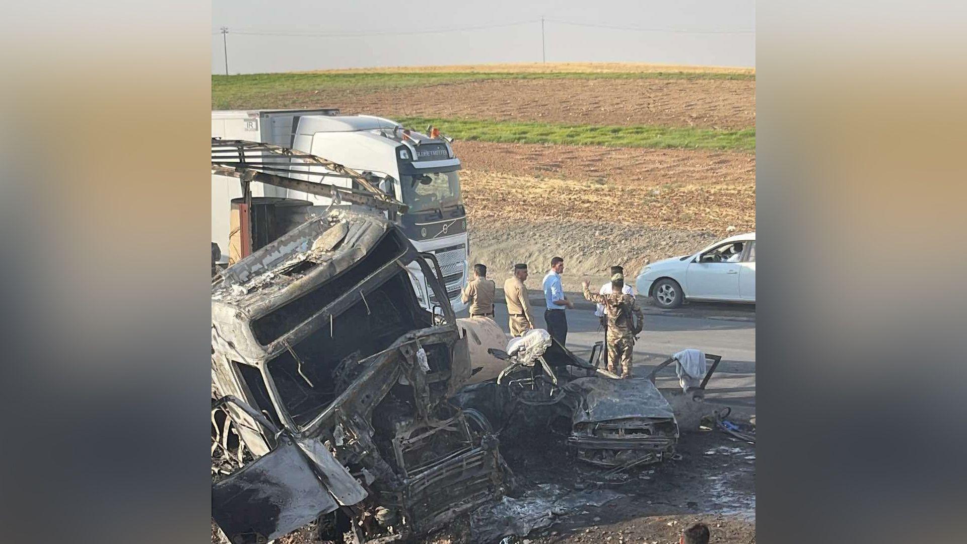 لە روداوێکی هاتوچۆدا پێنج ئەندامی یەک خێزان گیانیان لەدەستدا