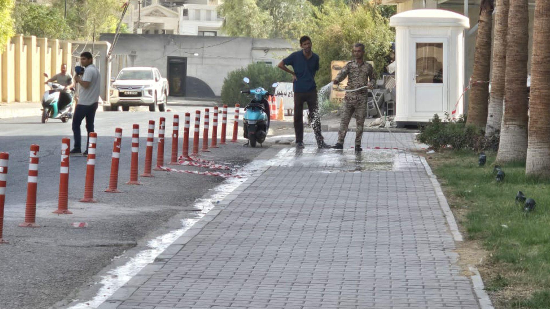 هاووڵاتیەک لە بەردەم دادگای هەولێر کوژرا