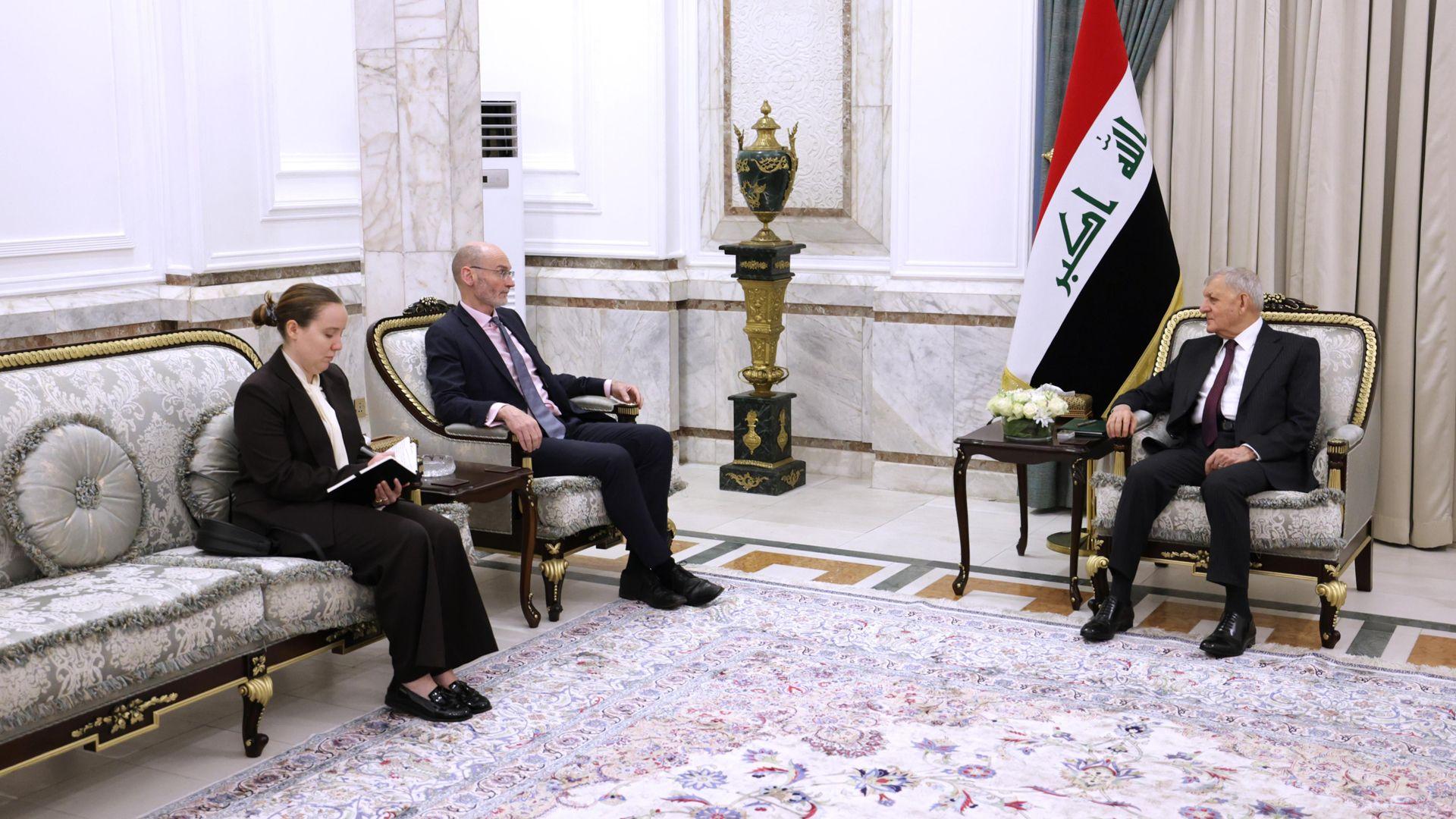 سەرۆک کۆمار لەگەڵ باڵیۆزی بەریتانیا کۆبووەوە