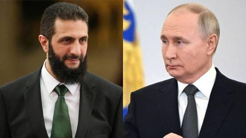 بوتين يهاتف الشرع ويؤكد استعداده للمساعدة في تحسين وضع سوريا