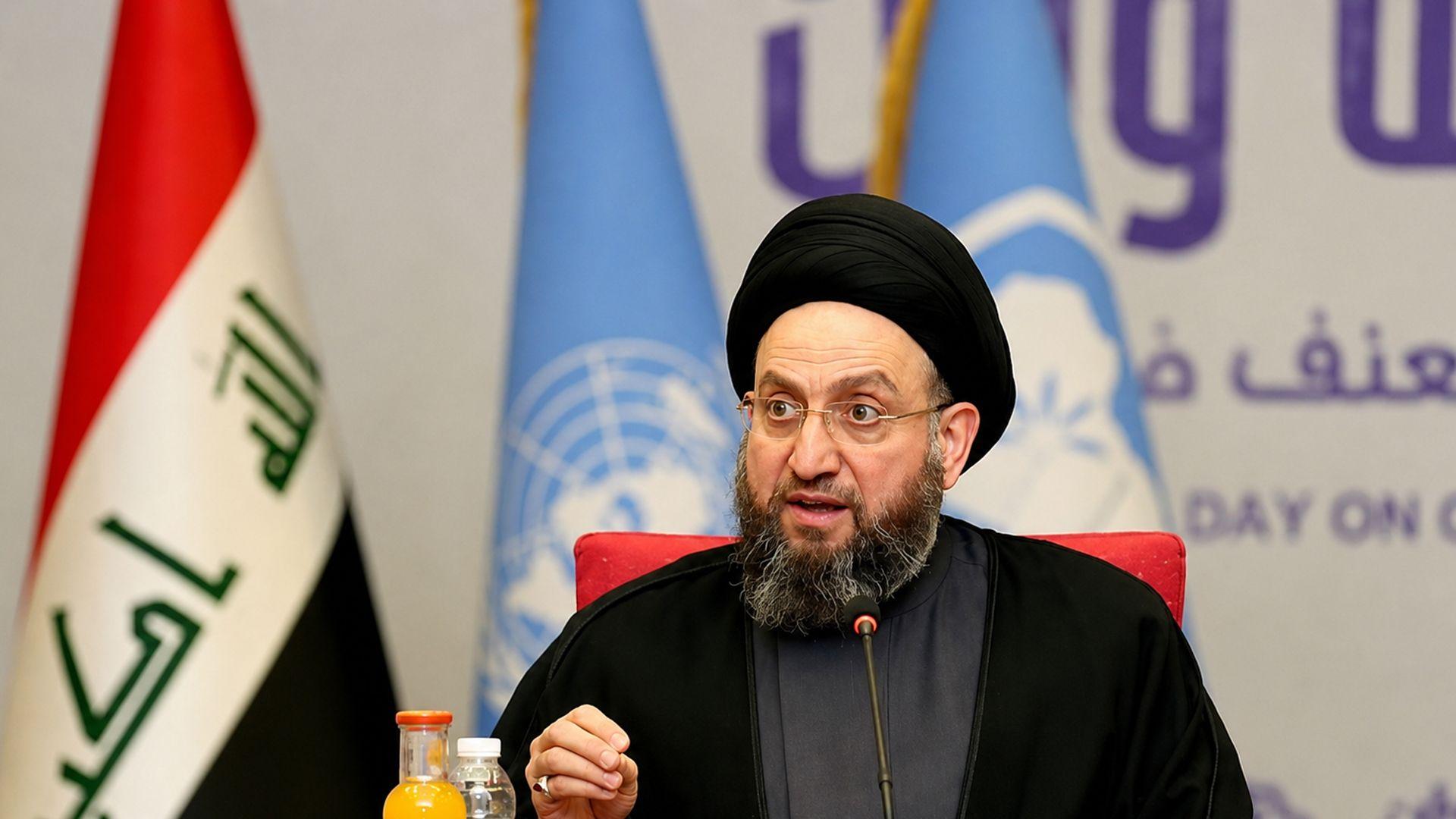 عەمار حەکیم: داوا لە هەموو لایەنەکان دەکەم رروبەڕووی گەندەڵی ببنەوە