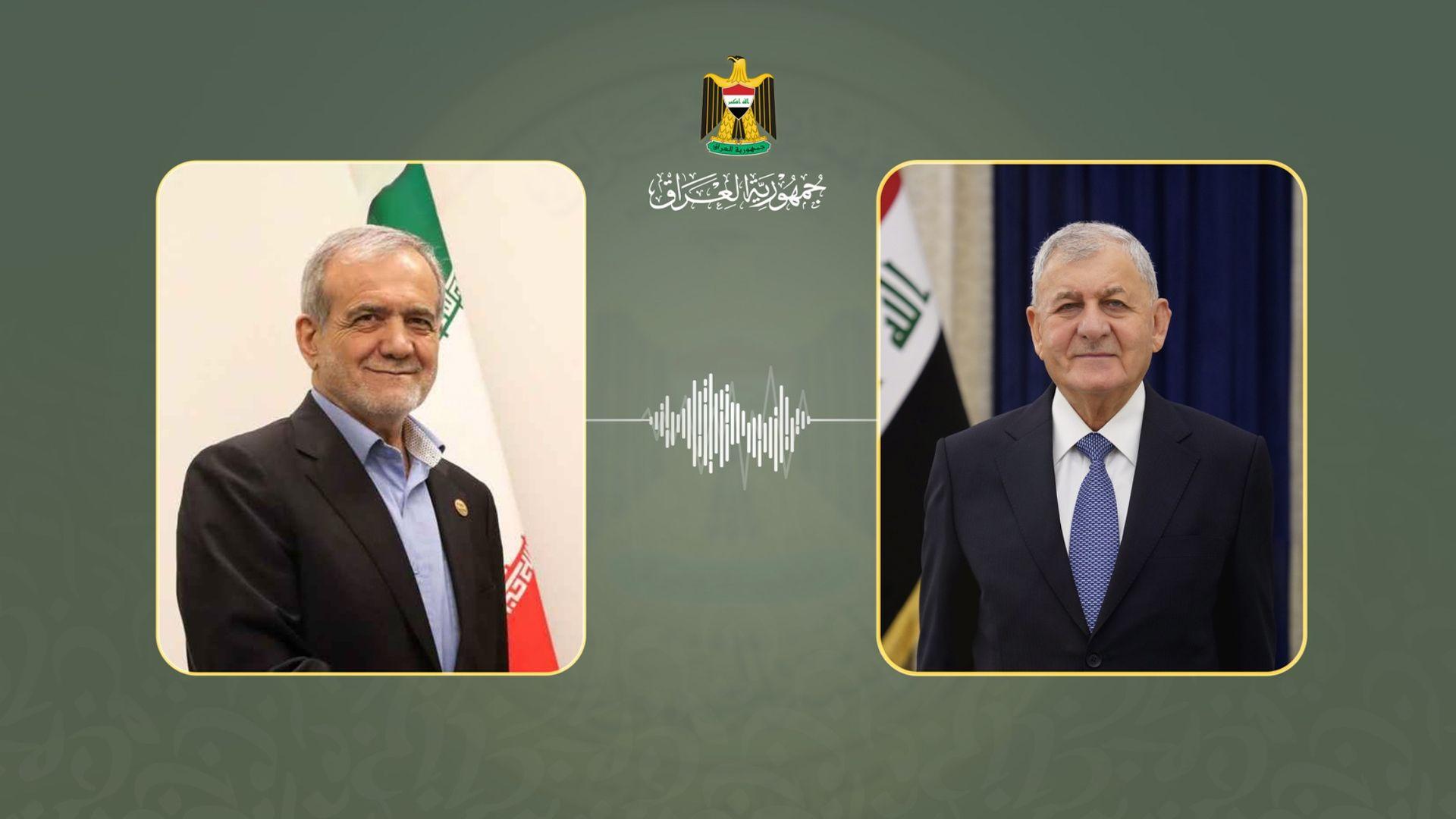 د.لەتیف رەشید و مەسعوود پزیشکیان جەختیان لەئاسایش و سەقامگیری  ناوچەکە کردەوە