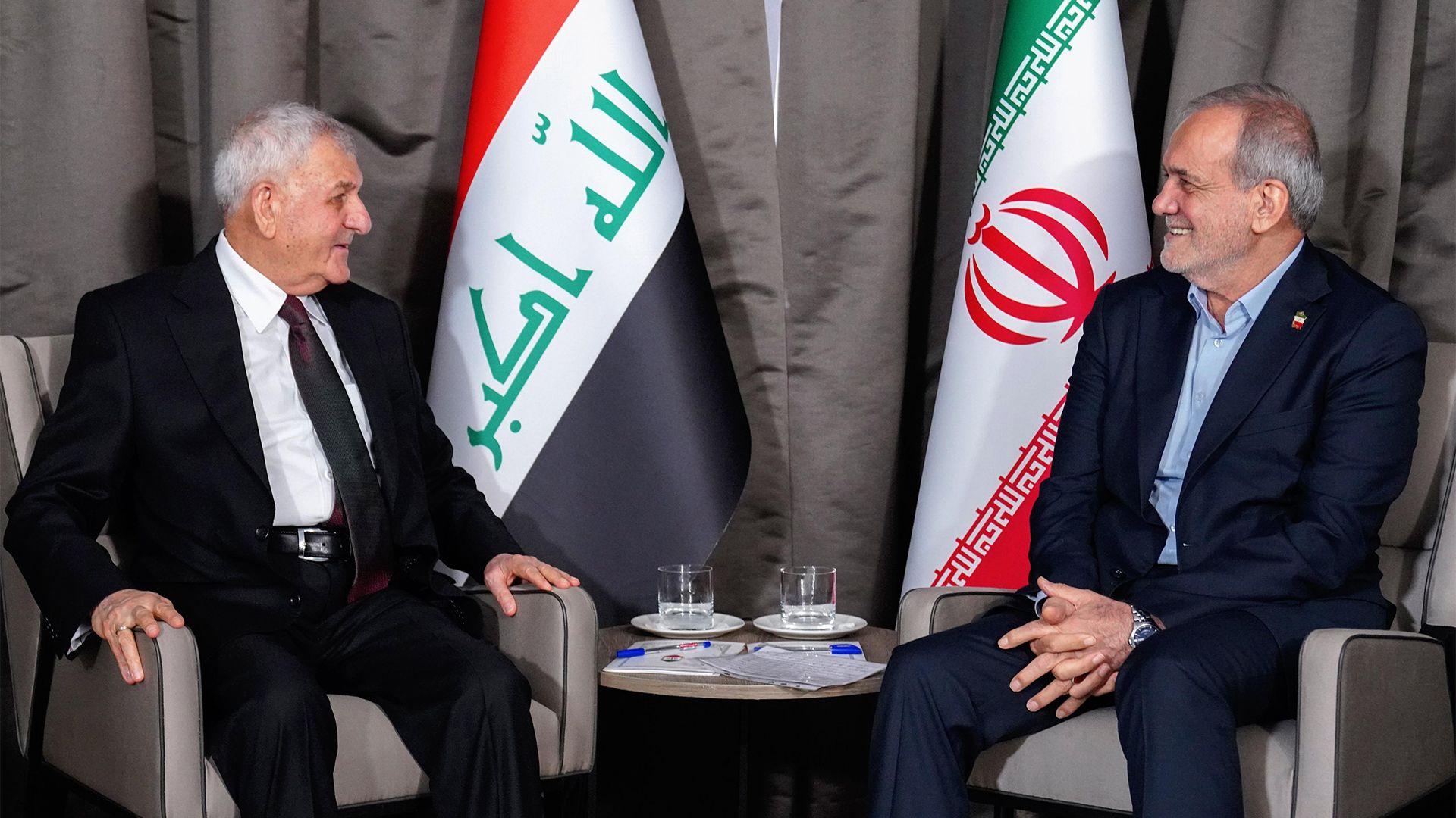 سەرۆک کۆماری عیراق و هاوتا ئێرانییەکەی کۆبوونەوە