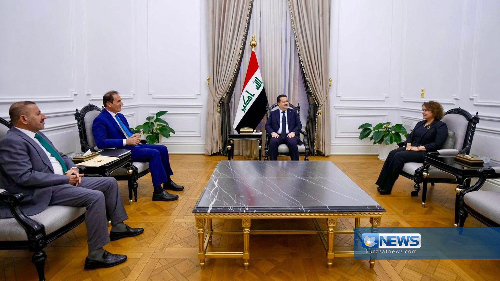 فراكسیۆنی یەكێتی لە ئەنجومەنی نوێنەران لەگەڵ سەرۆك وەزیرانی عیراق  كۆبونەوە