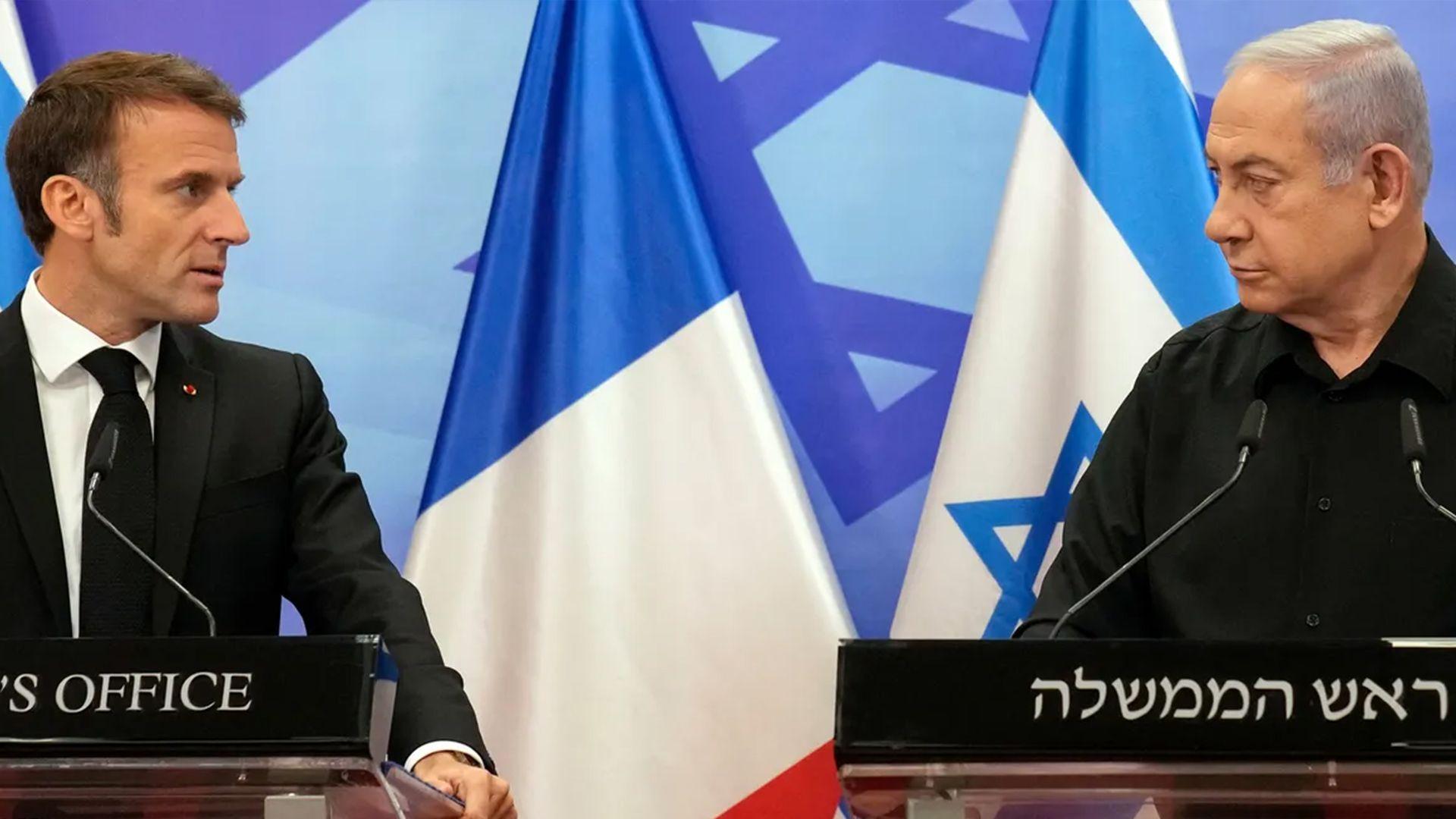 نەتەنیاهۆ بۆ ماکرۆن: دامەزراندنی دەوڵەتی ئیسرائیل پاداشتێکی گەورەیە بۆ تیرۆر