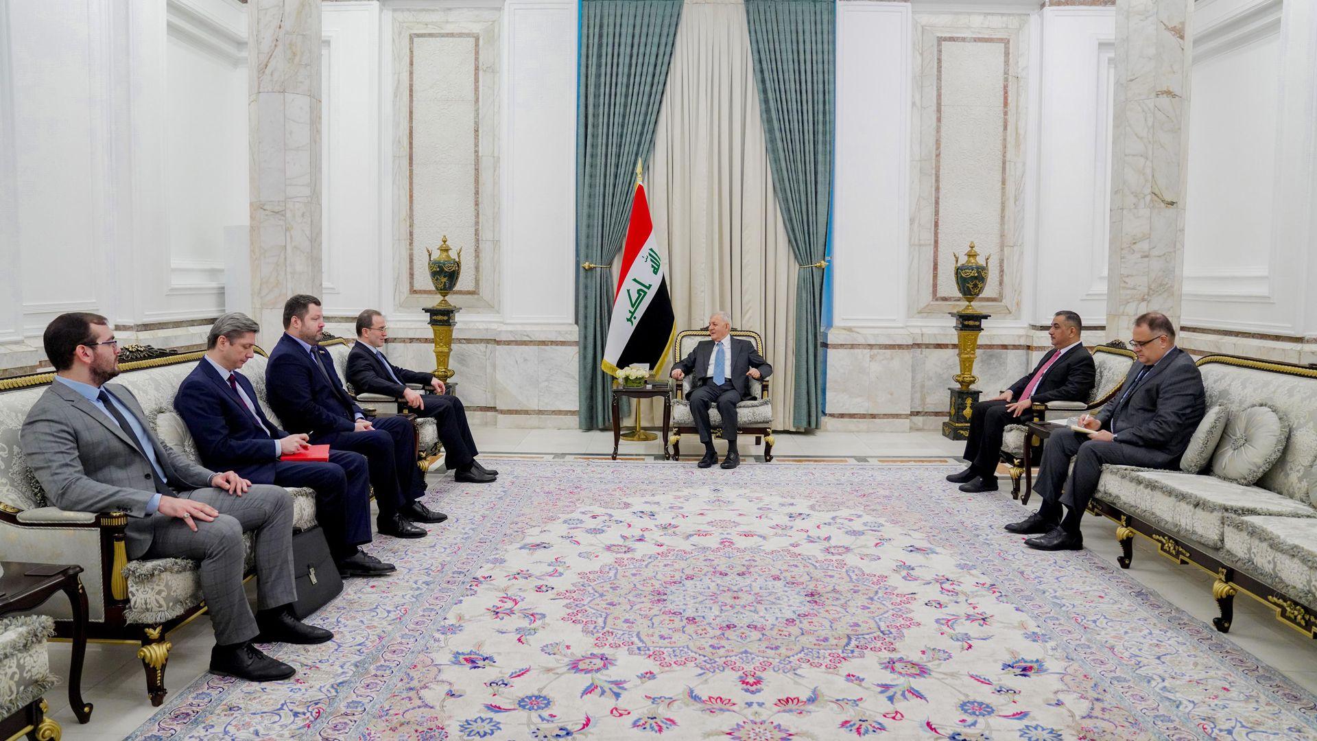 سەرۆكکۆمار لەگەڵ باڵیۆزی روسیا کۆبووەوە