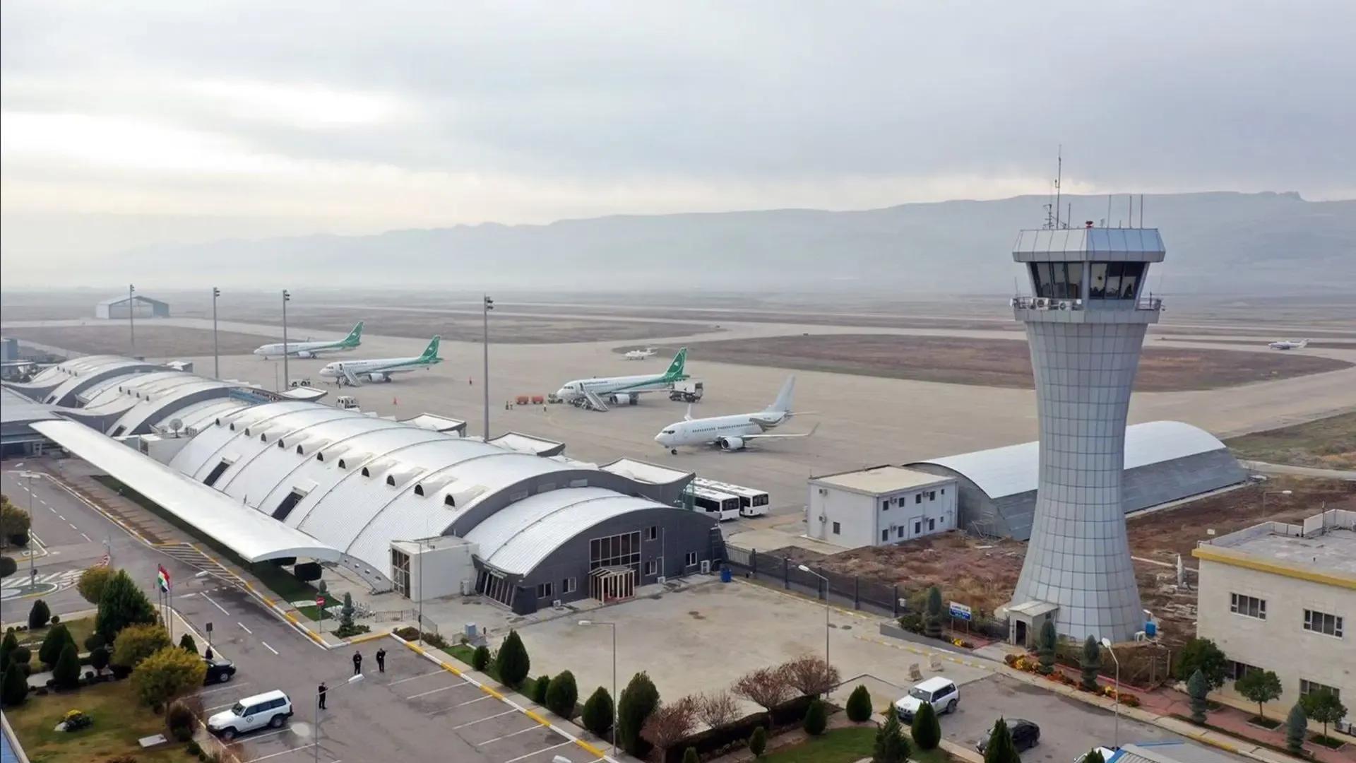 جارێکی دیکە تورکیا قەدەغەی گەشتەکانی بۆ فڕۆکەخانەی سلێمانی درێژ کردەوە