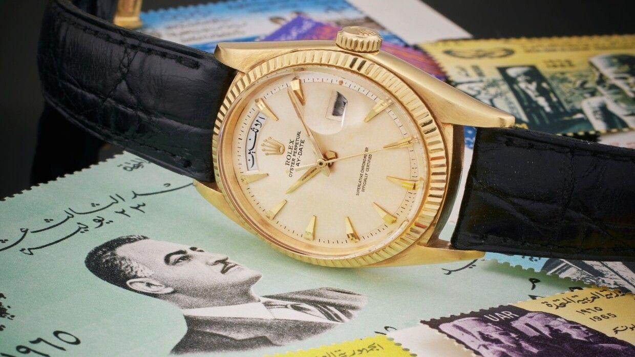 سەعاتە زێڕەكەی جەمال عەبدولناسر بە ٨٤٠ هەزار دۆلار فرۆشرا