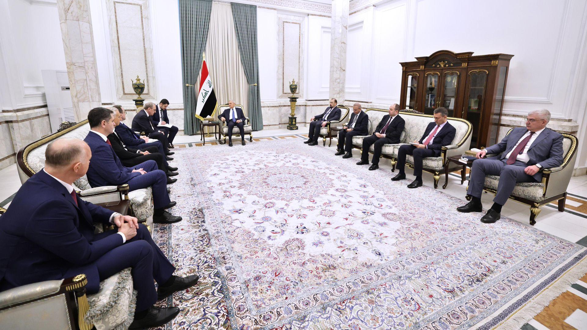 سەرۆک کۆمار پێشوازی لە نێردەی تایبەتی سەرۆکی ڕوسیا بۆ ڕۆژهەڵاتی ناوەڕاست و ئەفریقیا کرد 