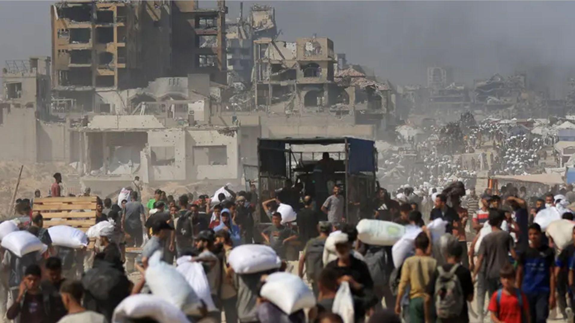 بەرنامەی خۆراکی جیهانی: هاوکارییەکان دەگەیەنین بە زۆربەی دانیشتوانی غەززە