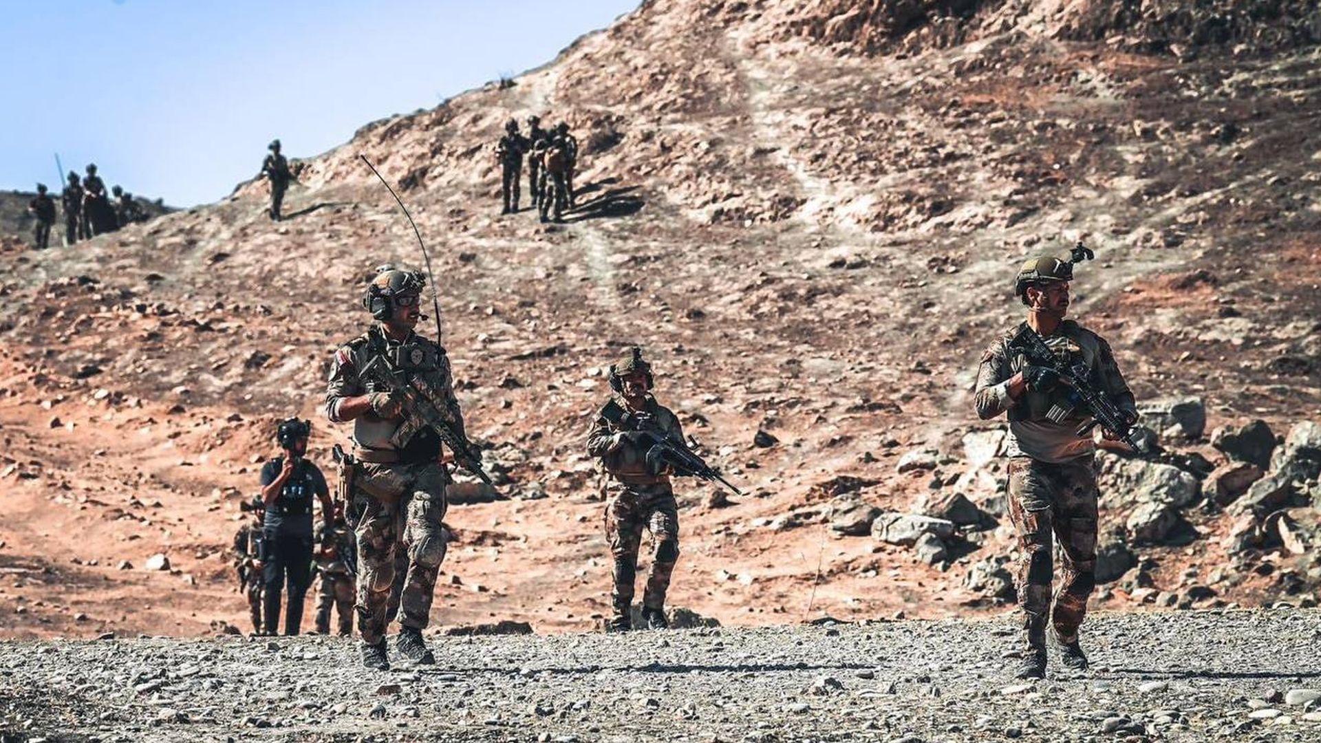 ژمارەیەك تیرۆریستی داعش لە نزیك كەركوك كوژران
