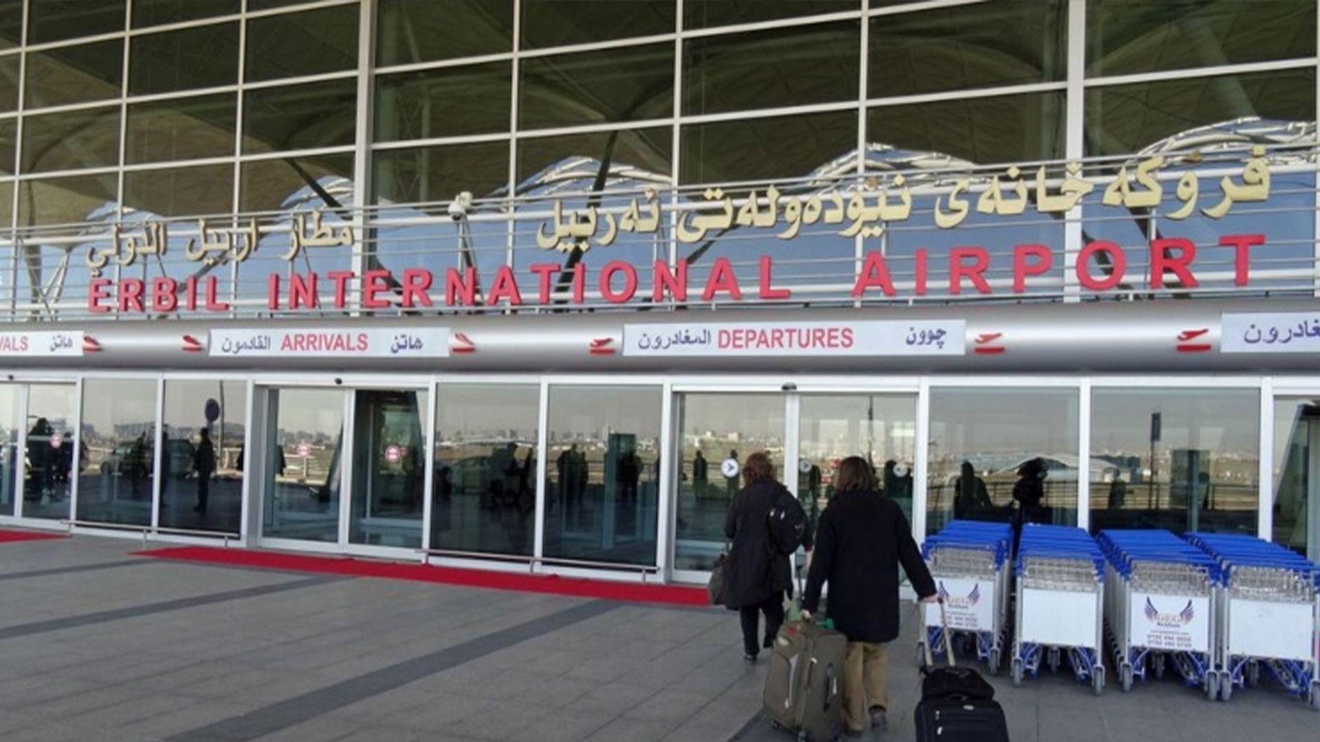 تەمومژ گەشتەکانی فڕۆکەخانەی نێودەوڵەتی هەولێری راگرت