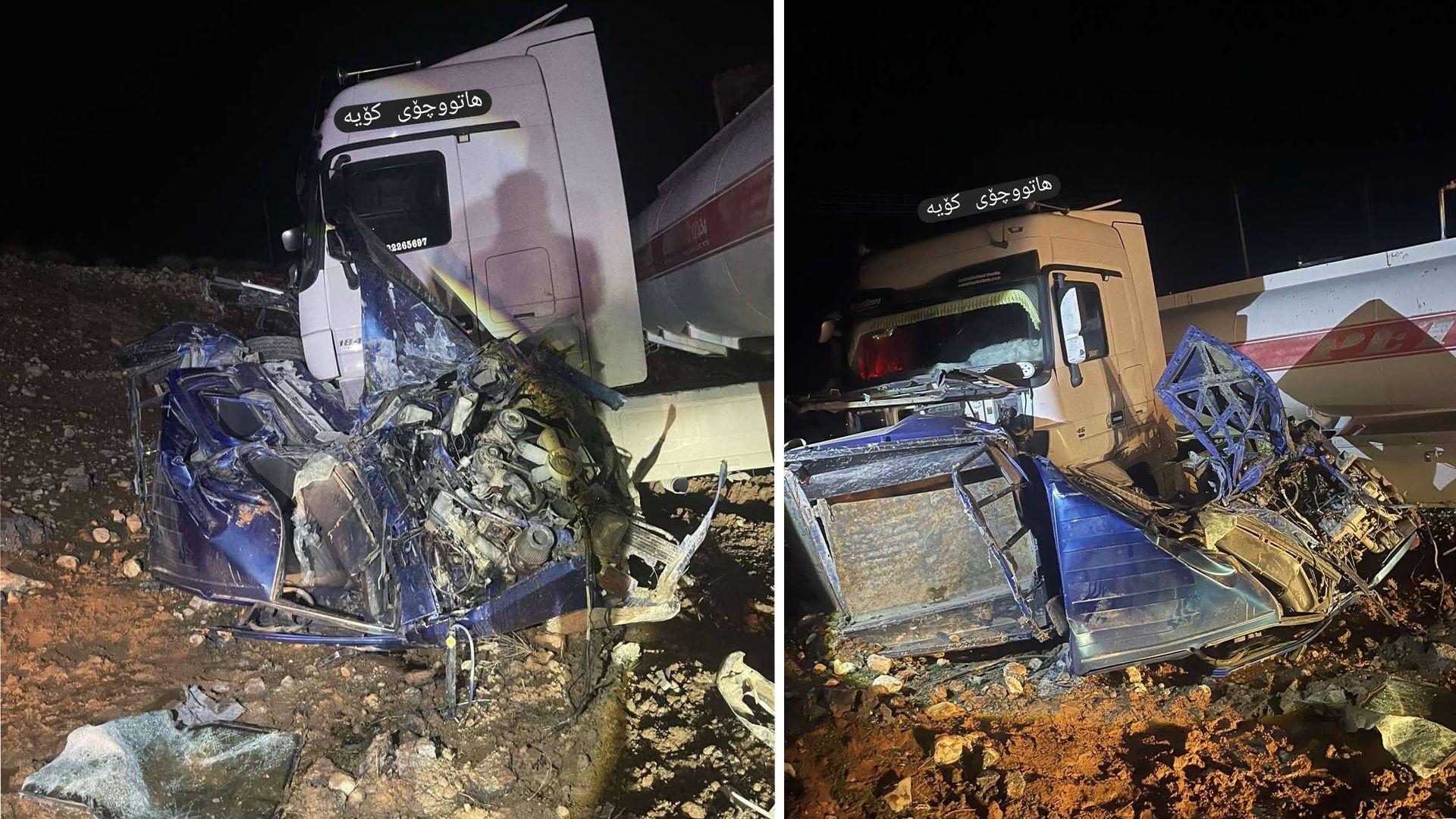 لە روداوێکی سەختی هاتوچۆدا لە کۆیە کەسێک گیانی لەدەستدا