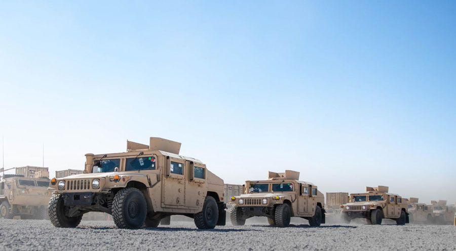 كاروانێكی دیكەی هاوكاری سەربازیی هاوپەیمانان گەیشتە رۆژئاوای كوردستان