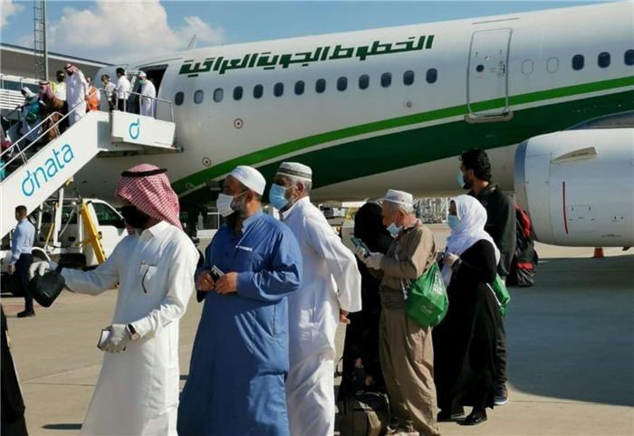 وصول أول رحلة للحجاج العراقيين إلى مطار بغداد الدولي