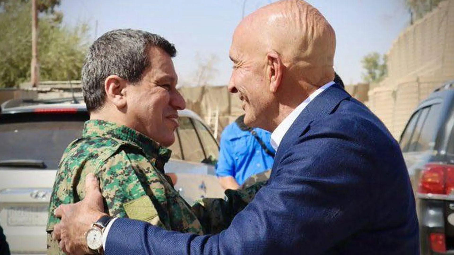 مەزڵوم كۆبانێ و تۆم باراك لە هەولێر كۆبوونەوە