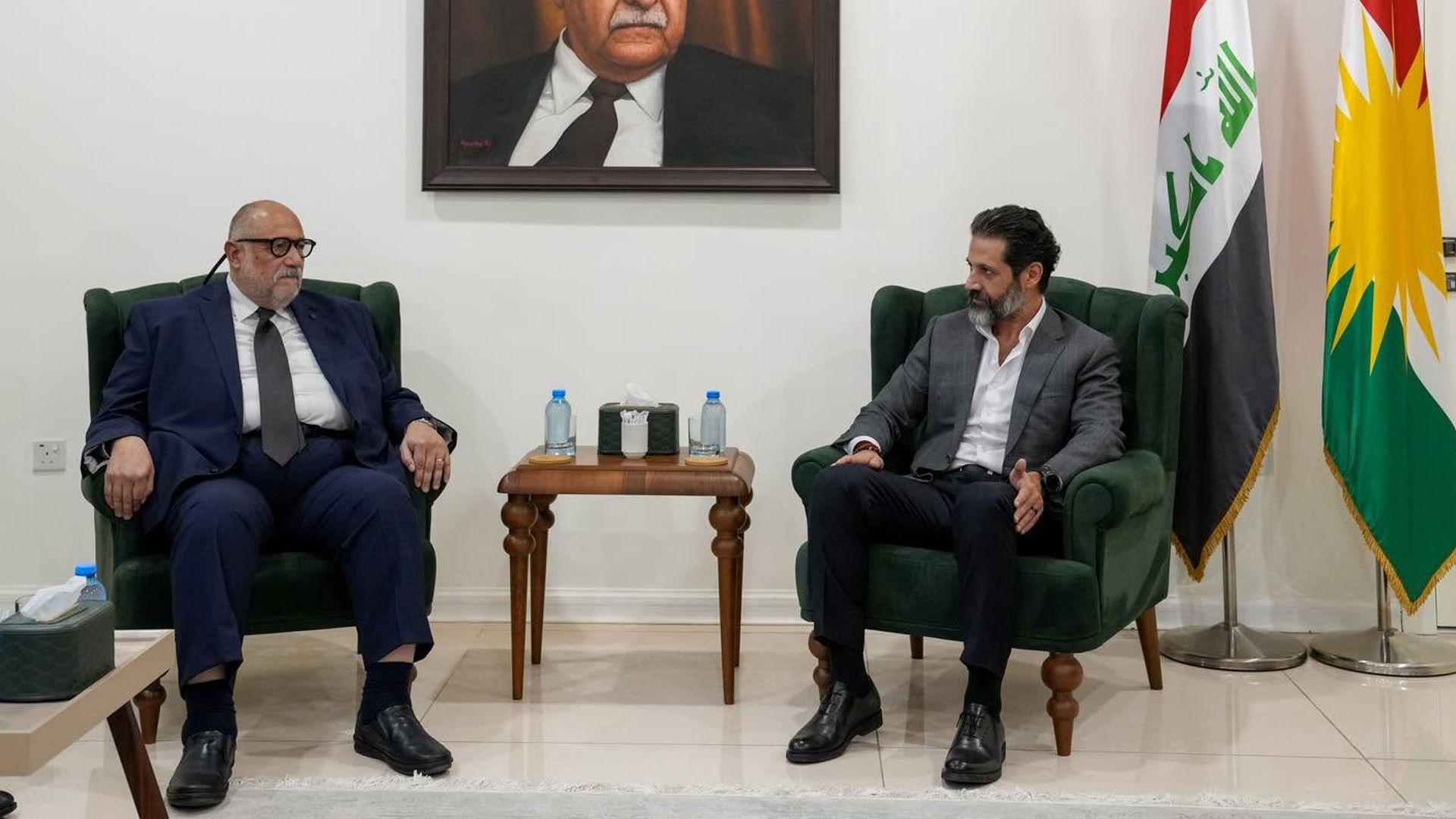 قوباد تاڵەبانی لەگەڵ وەفدێکی رۆشنبیری وڵاتی میسر کۆبووەوە