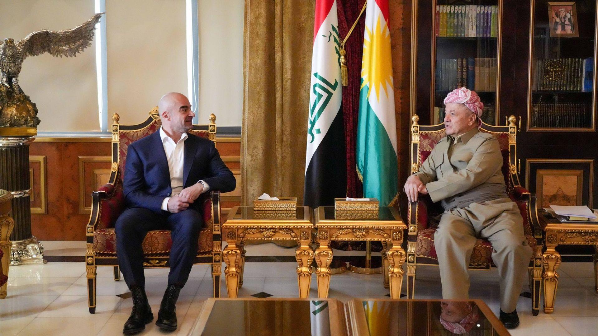 بافڵ جەلال تاڵەبانی و مەسعود بارزانی پێکهێنانی حکومەتی نوێیان تاوتوێکرد