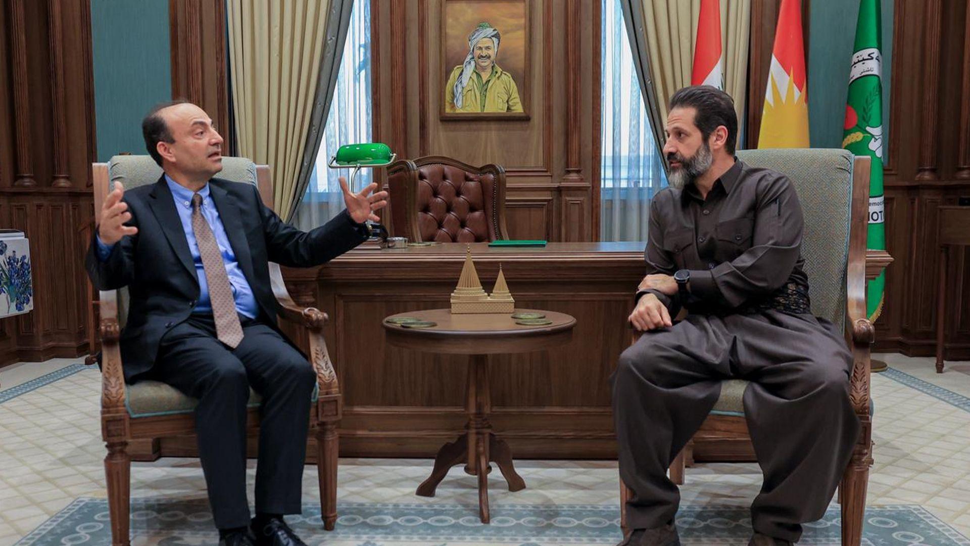 قوباد تاڵەبانی لەگەڵ عوسمان بایدەمیر کۆبووەوە