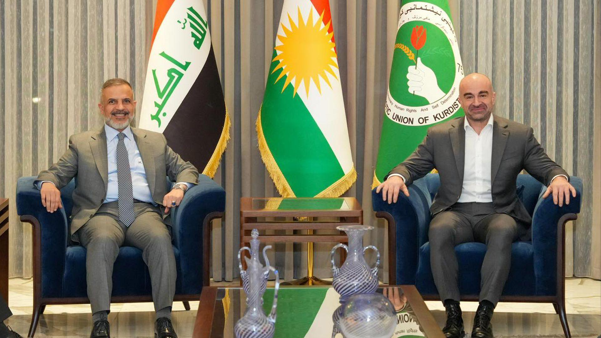 بافڵ جەلال تاڵەبانی و محەمەد تەمیم لە بەغداد کۆبوونەوە