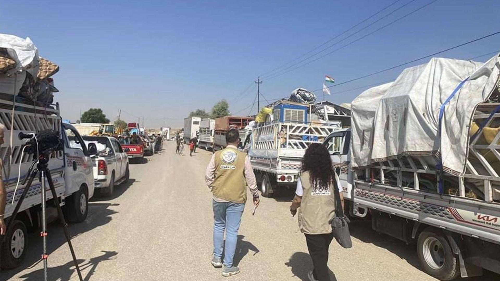 لە چوار رۆژدا 400 خێزانی ئاوارەی شەنگال دەگەڕێنەوە زێدی خۆیان